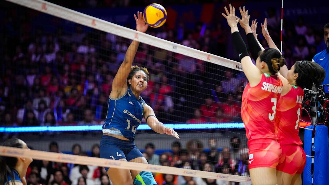 Brasil venceu por 3 sets a 1 quando enfrentou as japonesas na fase classificat&oacute;ria