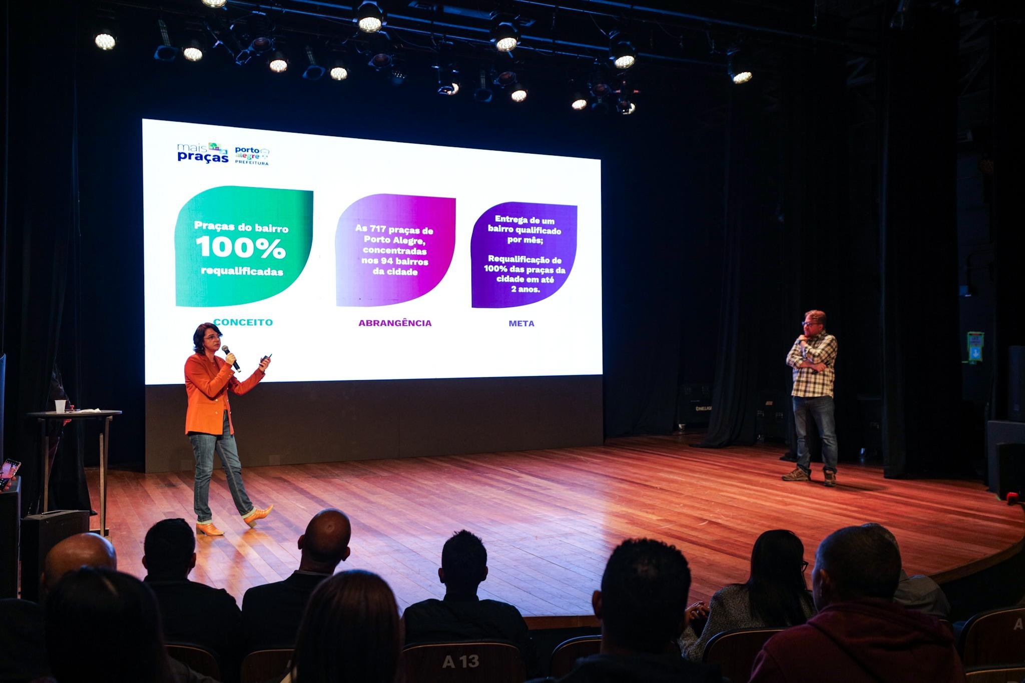 Evento do programa Mais Pra&ccedil;as ocorreu ontem no Teatro de C&acirc;mara T&uacute;lio Piva