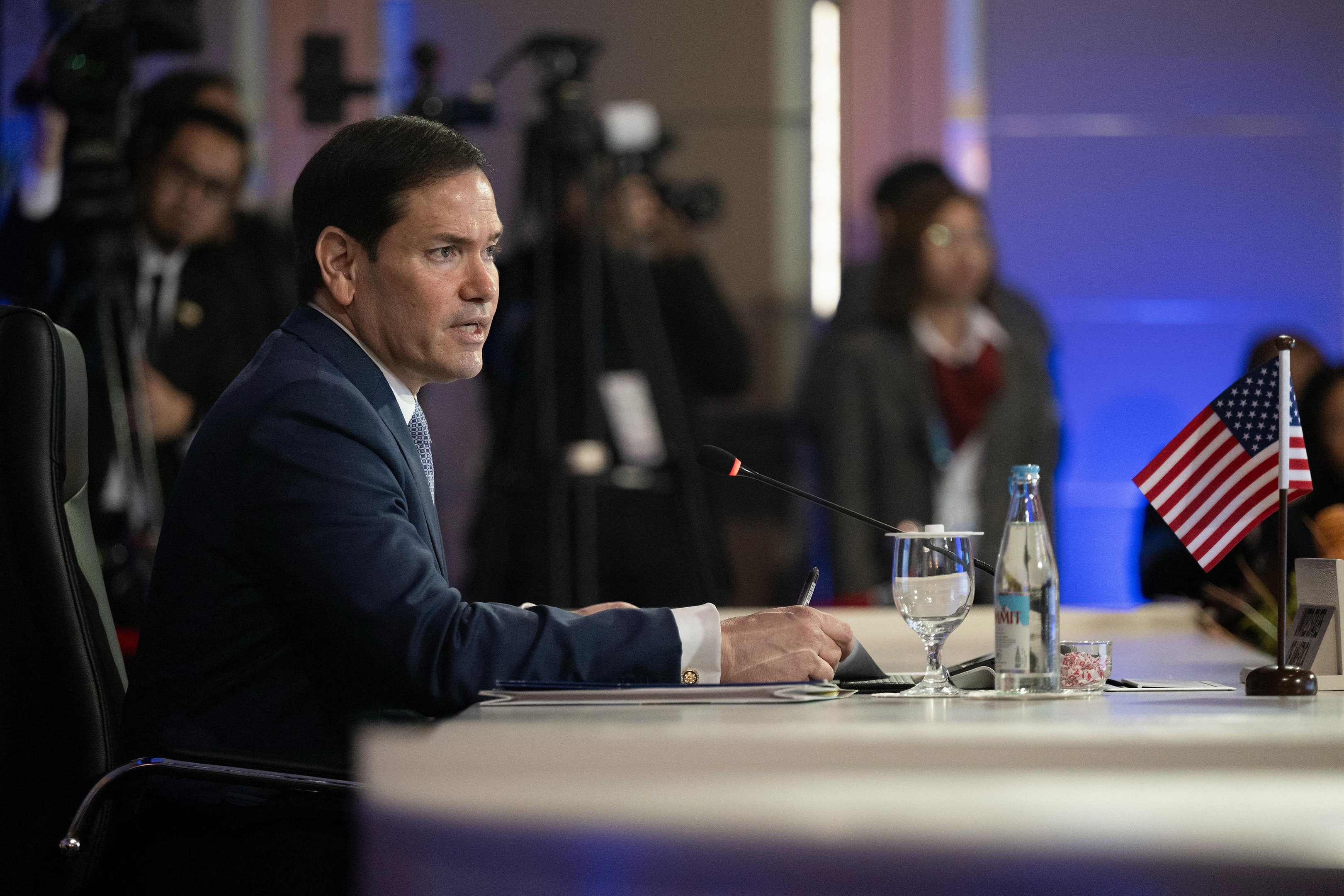 Rubio falou aos ministros da Associa&ccedil;&atilde;o de Na&ccedil;&otilde;es do Sudeste Asi&aacute;tico (Asean), reunidos em Manila, nas Filipinas