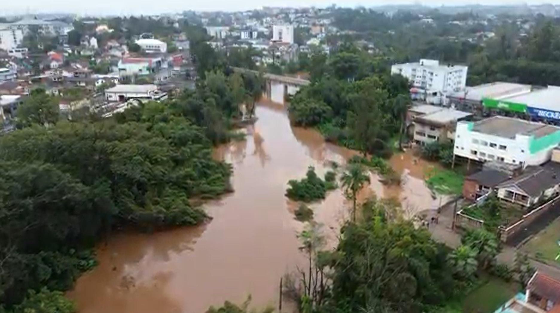 Defesa Civil tamb&eacute;m monitora Rio das Antas que est&aacute; em cota de alerta