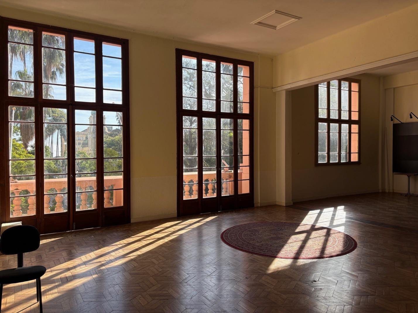 Espa&ccedil;o da nova biblioteca da C&acirc;mara Rio-Grandense do Livro, que ser&aacute; no Clube do Com&eacute;rcio