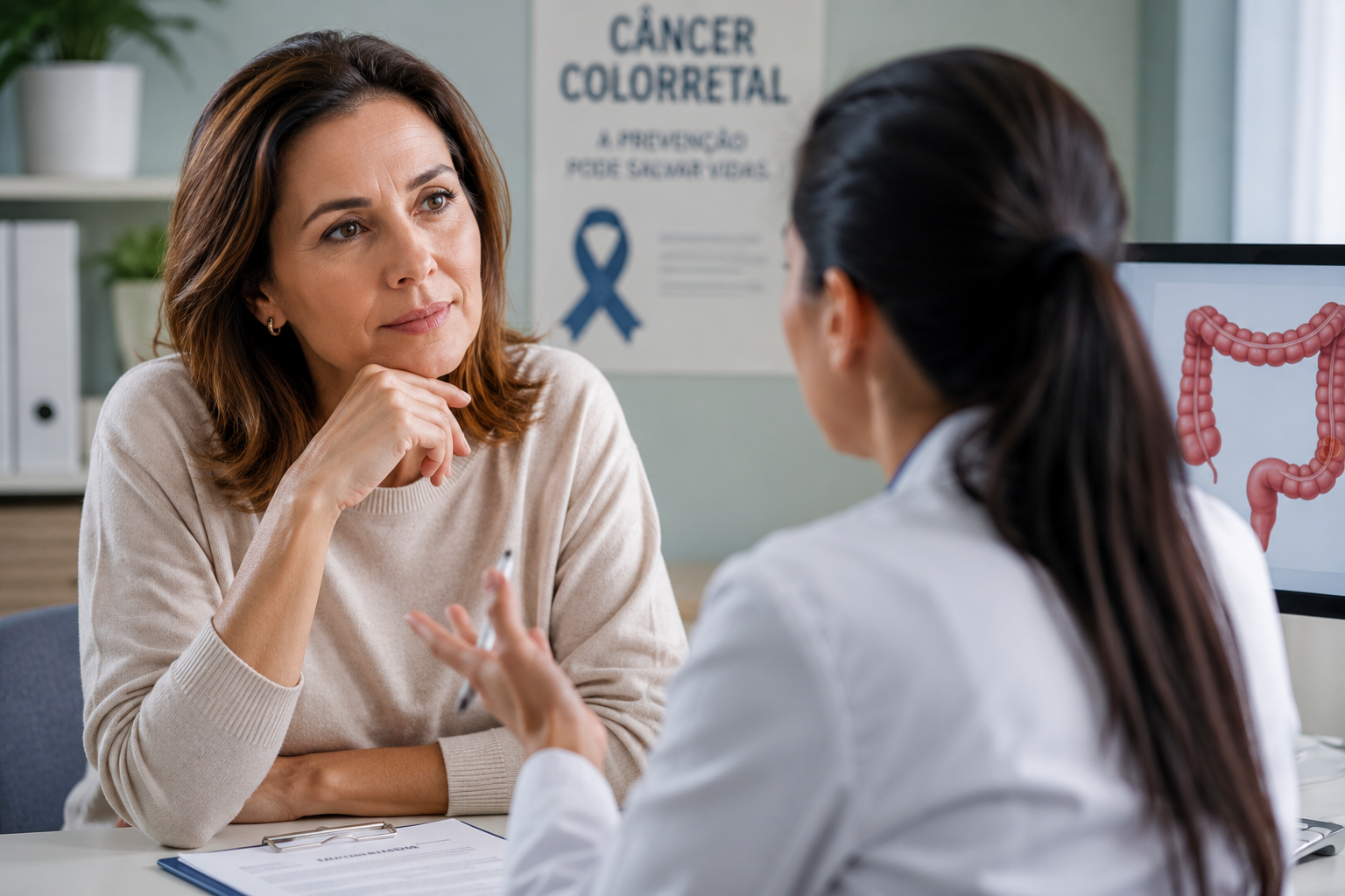 Pesquisa mostra que 63% das mulheres que perceberam sangue nas fezes buscaram atendimento imediatamente