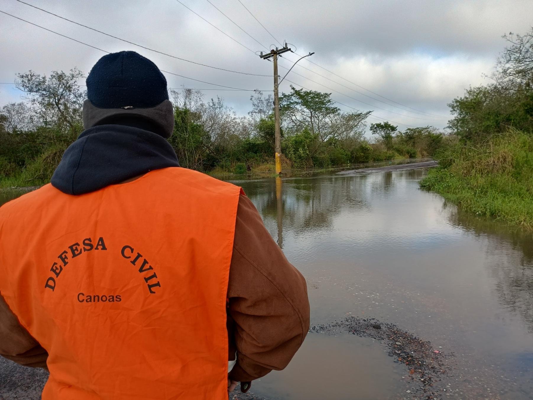 No Paquet&aacute;, o rio encontra-se no leito normal na medi&ccedil;&atilde;o de 1,13 metro