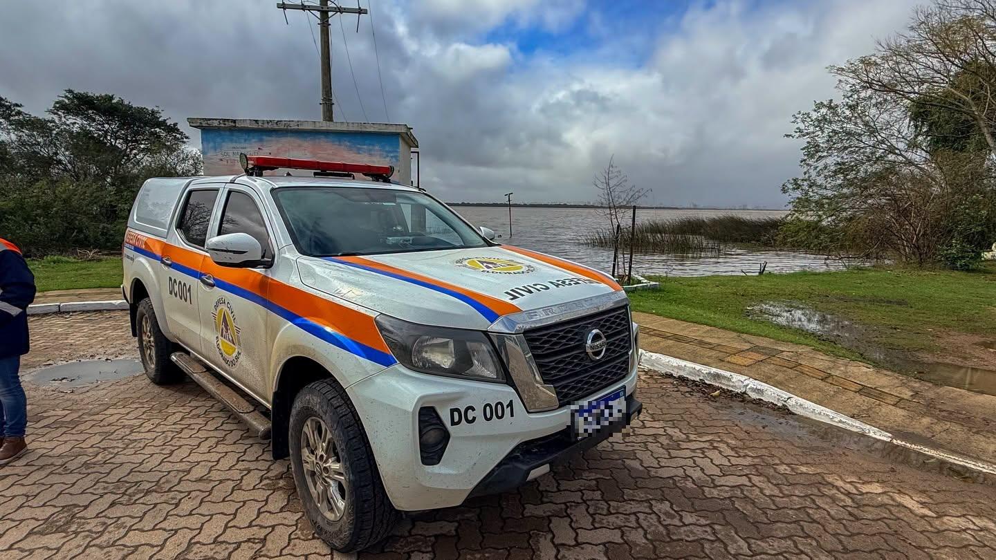 Defesa Civil de Eldorado do Sul segue monitorando os rios que passam pela cidade, mesmo com a diminui&ccedil;&atilde;o dos rios