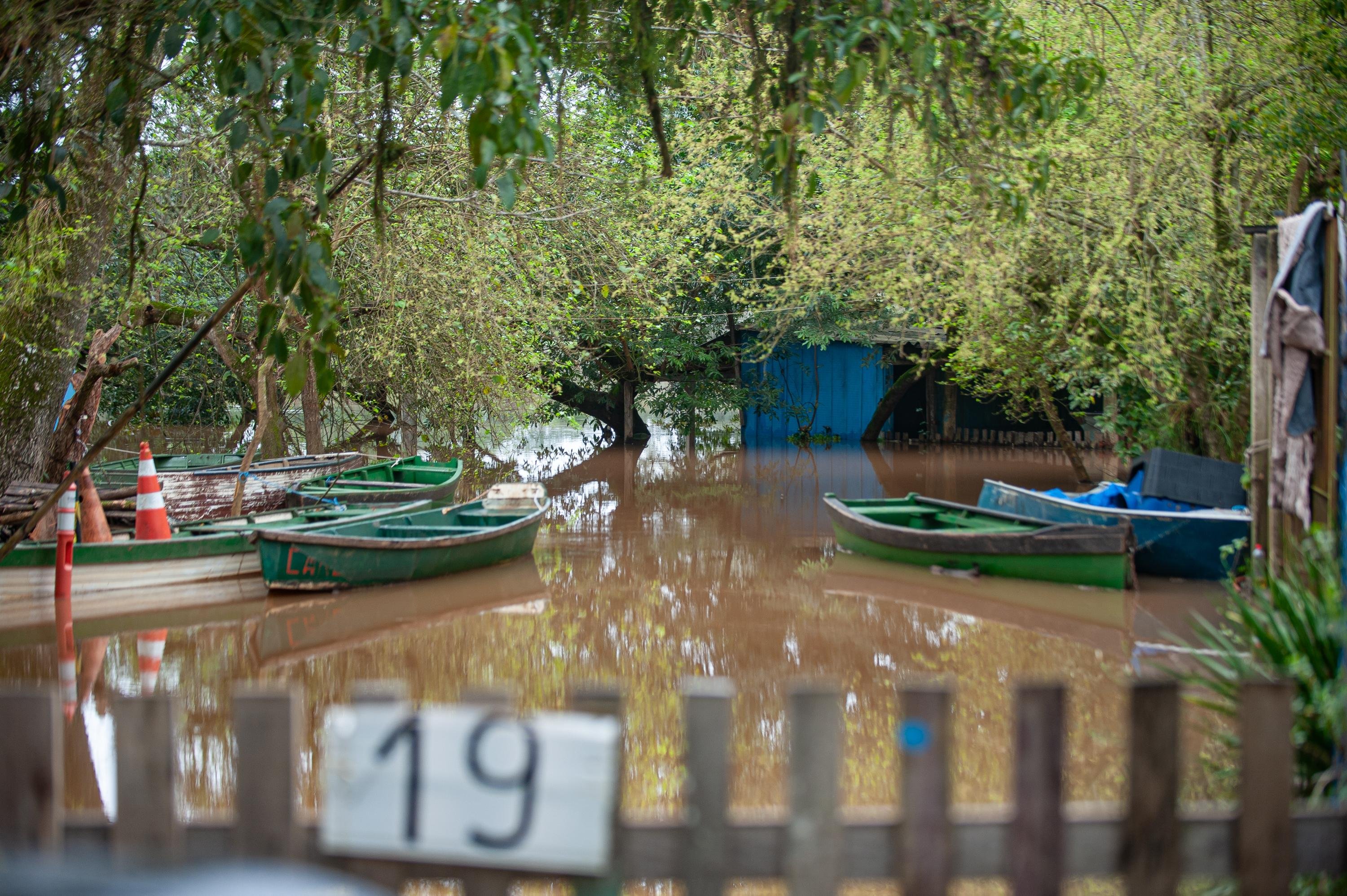 Moradores de Gravata&iacute; ficam atentos ao n&iacute;vel do rio | Passo das Canoas