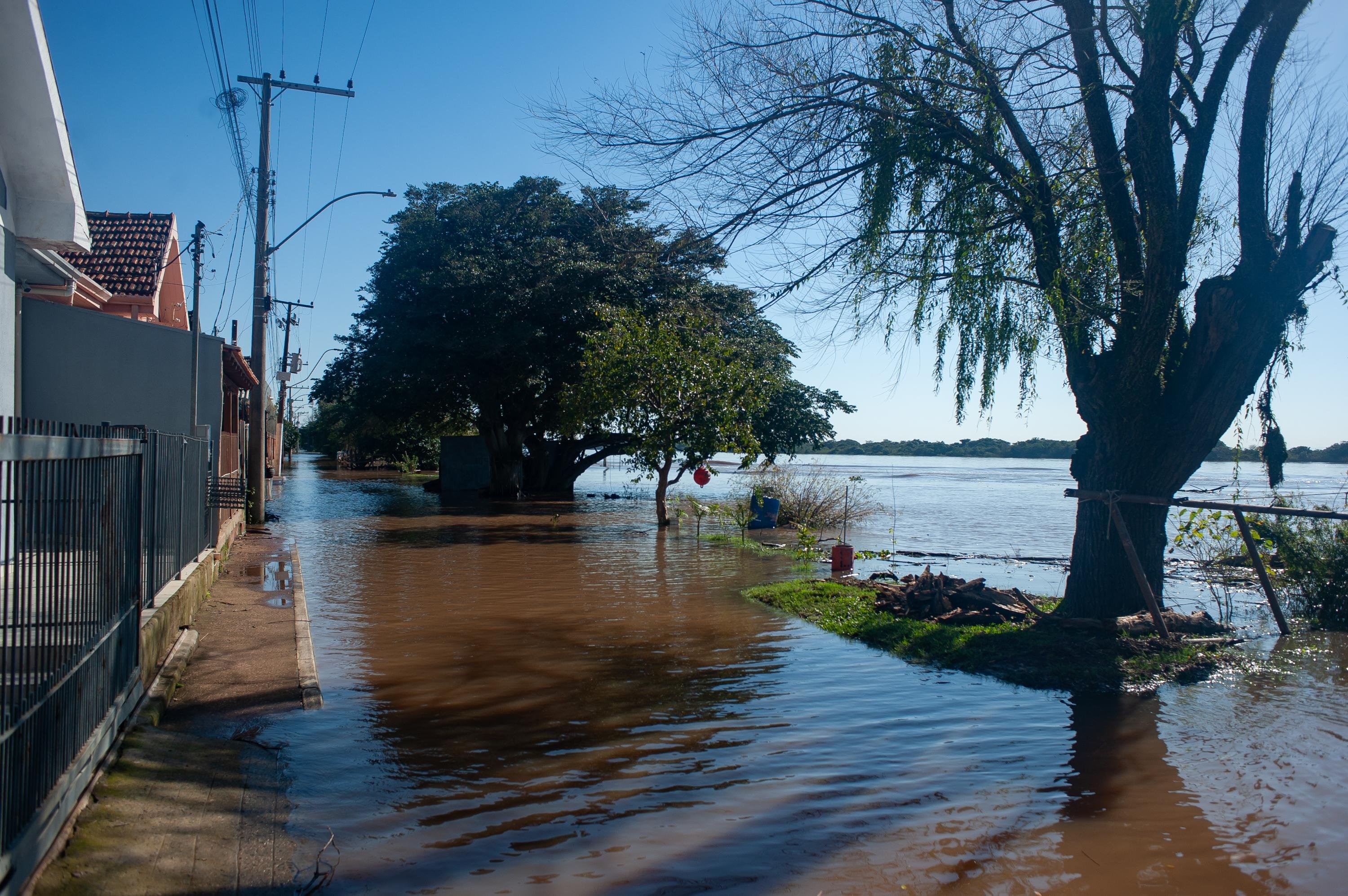 RS tem desalojados ap&oacute;s chuvas