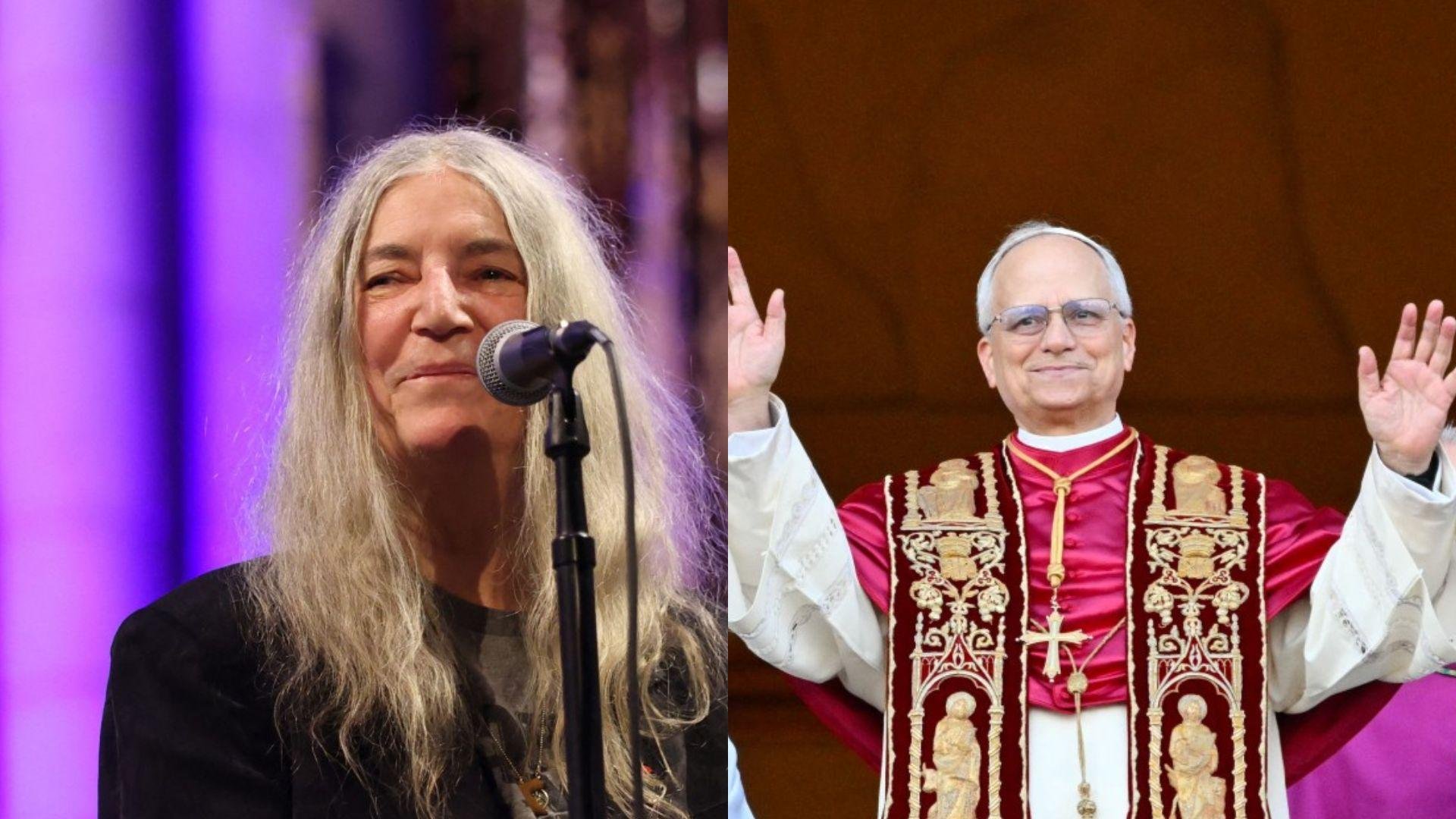 O ve&iacute;culo Vatican News frisou que tanto Patti Smith quanto o Papa nasceram em Chicago