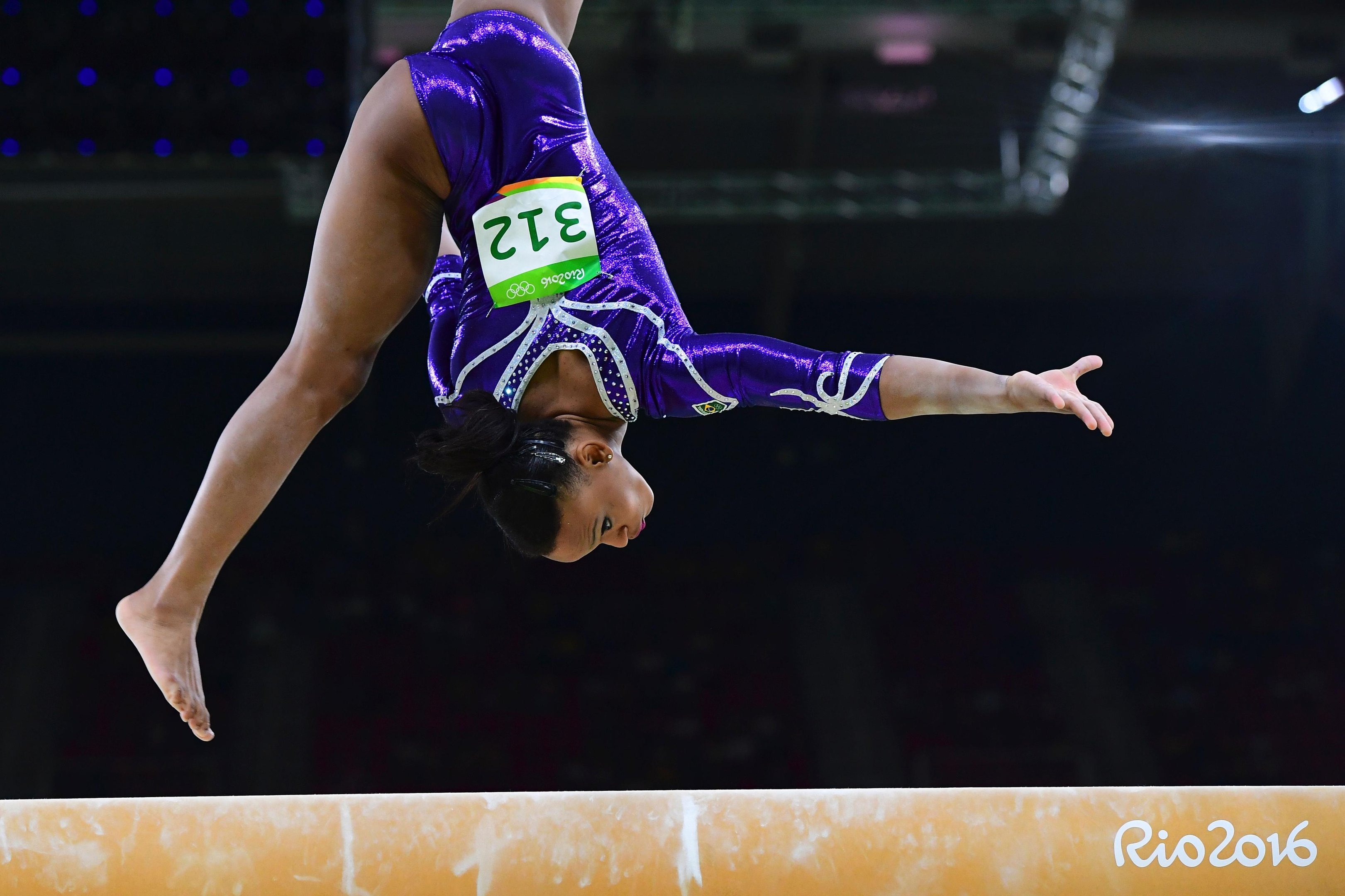 Rebeca Andrade fez sua estreia em Jogos Ol&iacute;mpicos na Rio 2016