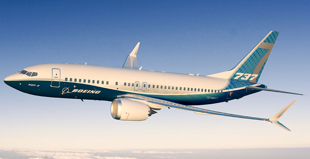 Avi&atilde;o 737 MAX 7 da Boeing obt&eacute;m certifica&ccedil;&atilde;o