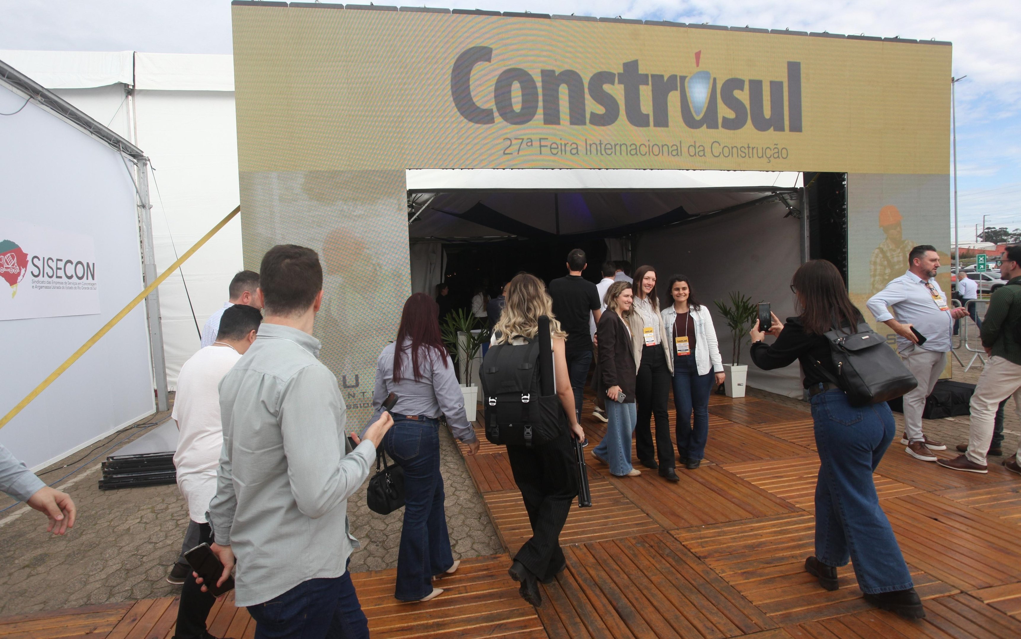 Abertura da Feira da Constru&ccedil;&atilde;o ( Construsul)