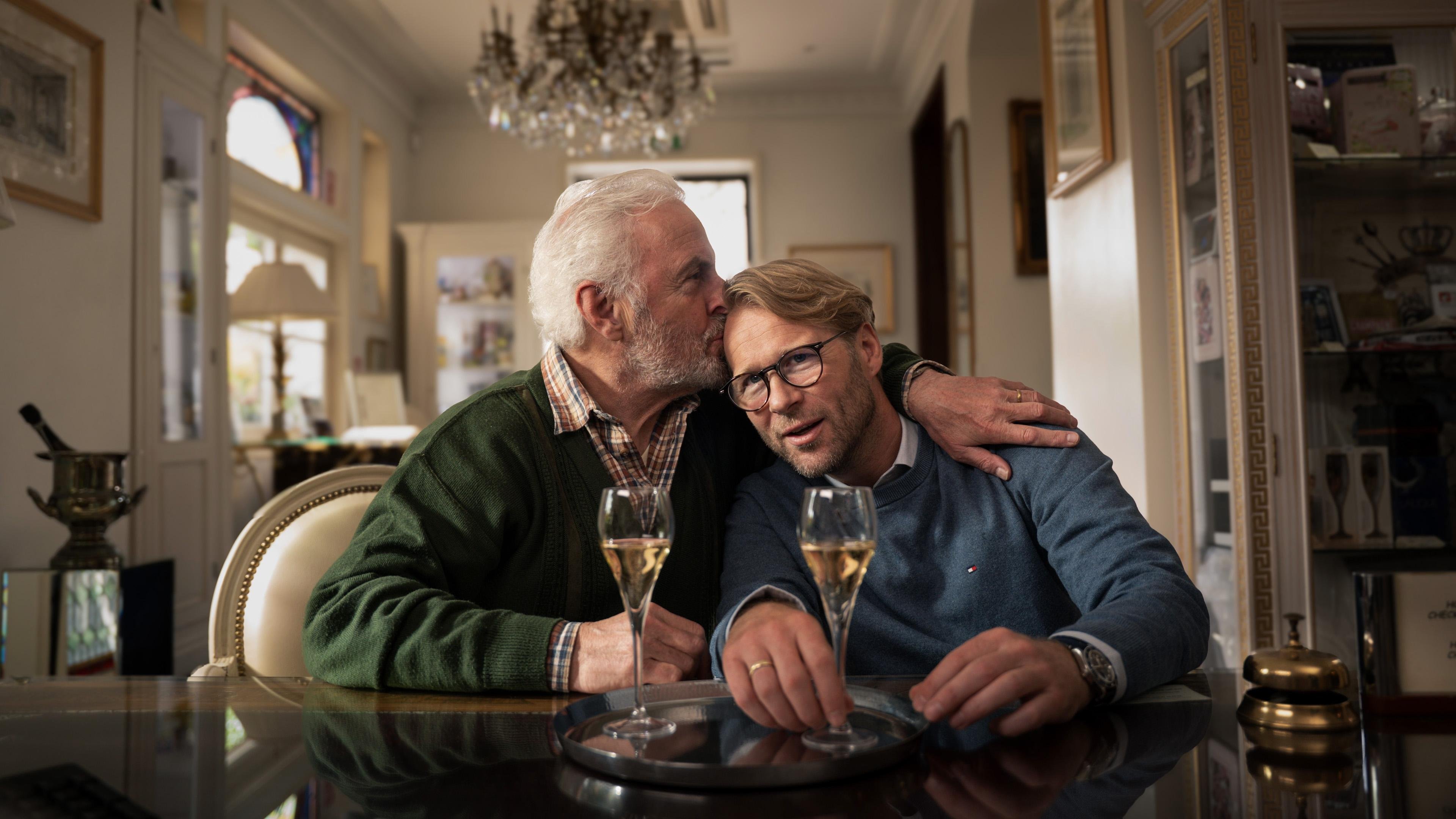 Filme 'Champagne', de Tim Kamps: Huub Stapel e Leo Alkemade em cena