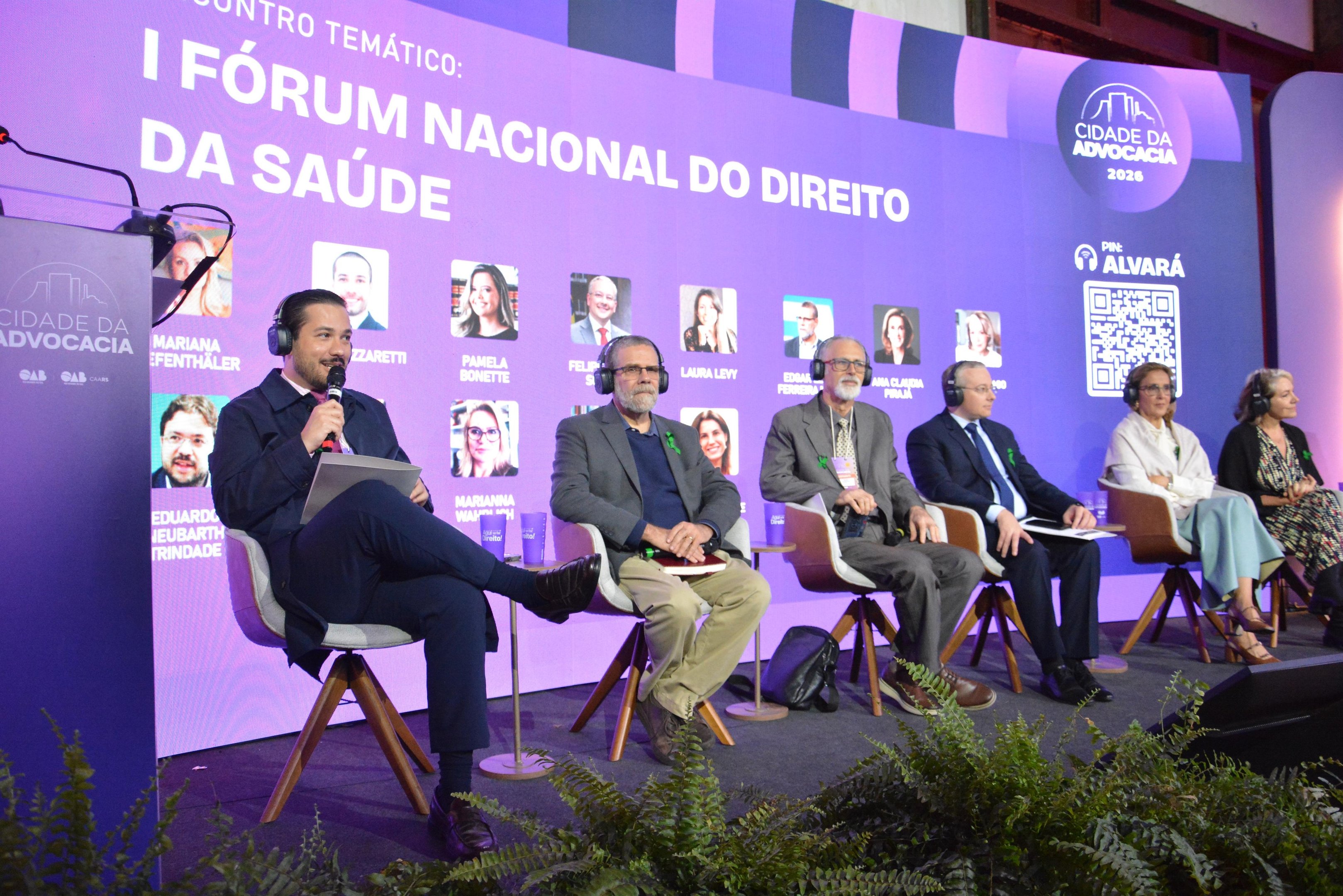I F&oacute;rum Nacional do Direito da Sa&uacute;de, na Cidade da Advocacia