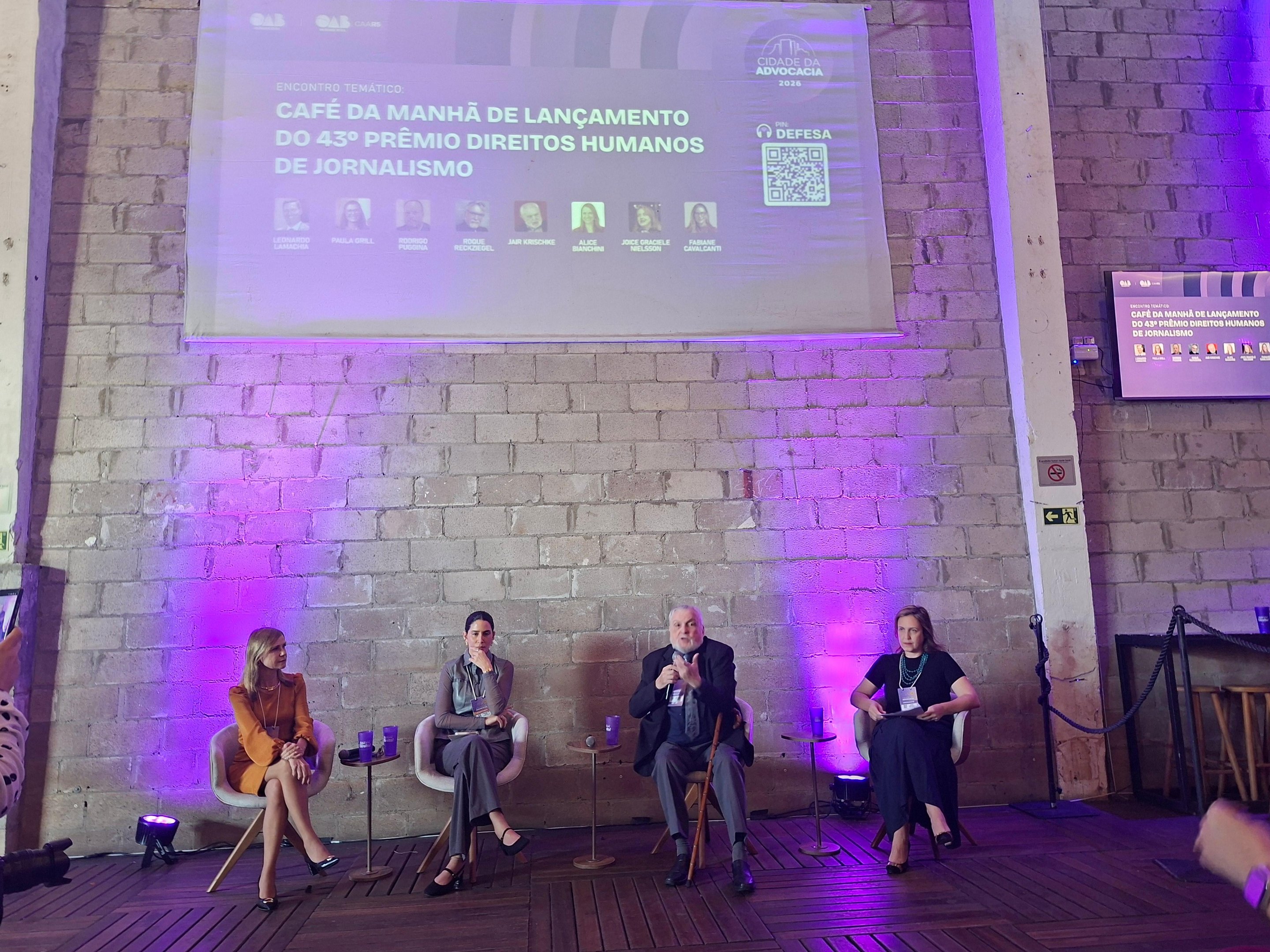 Pr&ecirc;mio Direitos Humanos foi lan&ccedil;ado em encontro durante a Cidade da Advocacia