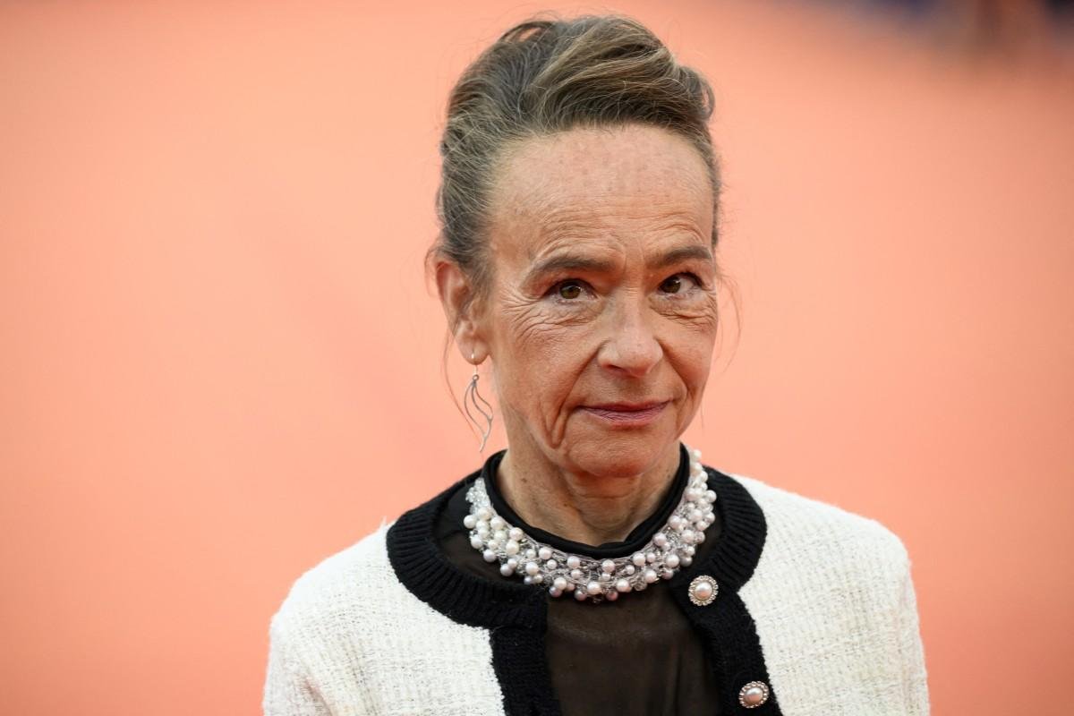 Atriz Dominique Frot em setembro de 2023