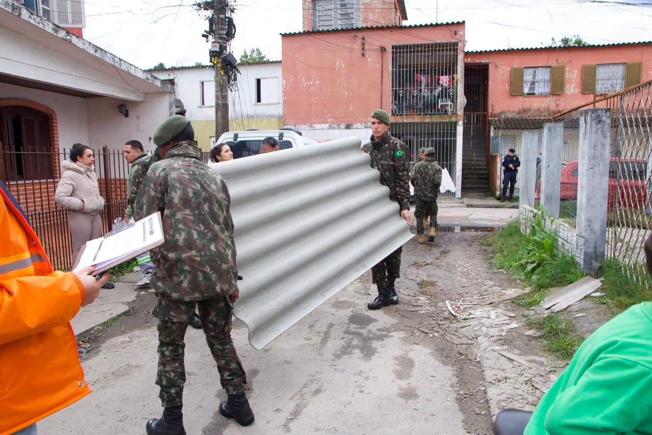 Neste fim de semana a a&ccedil;&atilde;o teve o apoio do Ex&eacute;rcito