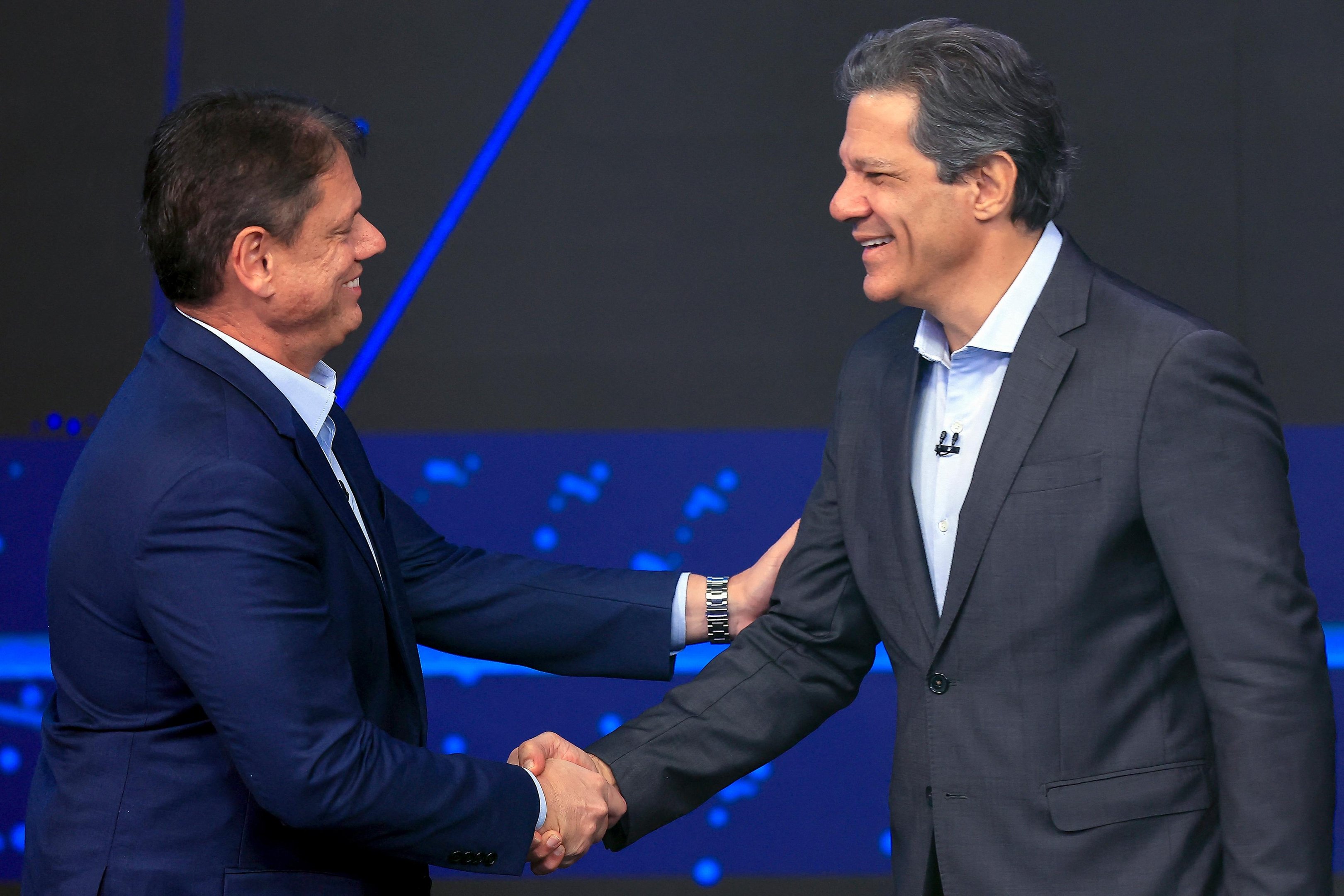 Tarc&iacute;sio e Haddad em debate para o governo de S&atilde;o Paulo