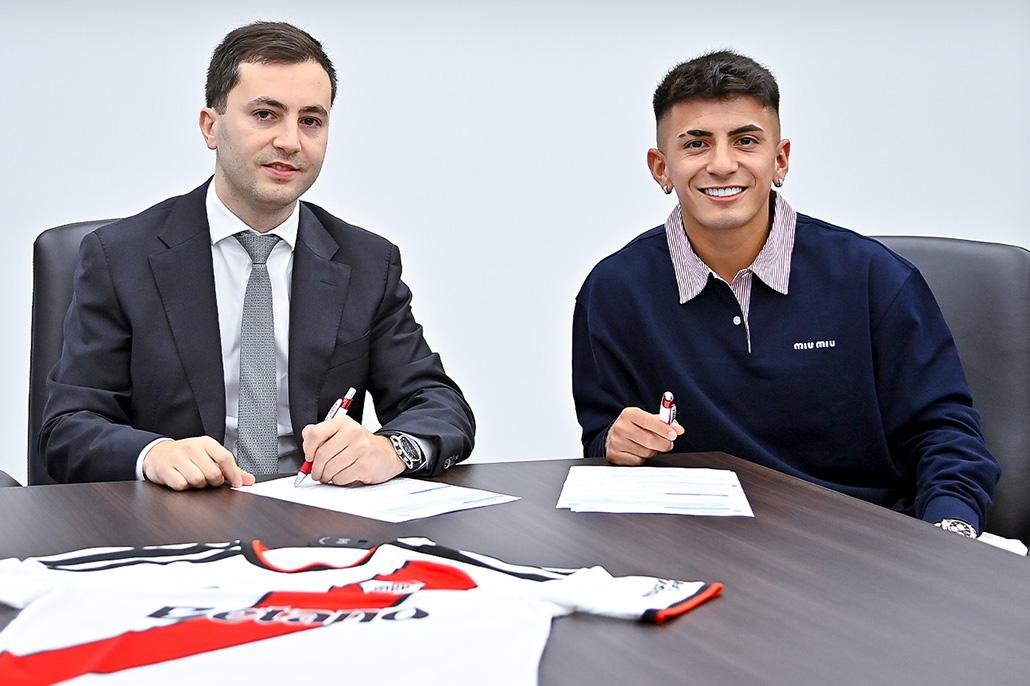 Almada estava no Atl&eacute;tico de Madrid e selou o seu retorno para o futebol da sul-americano durante as f&eacute;rias