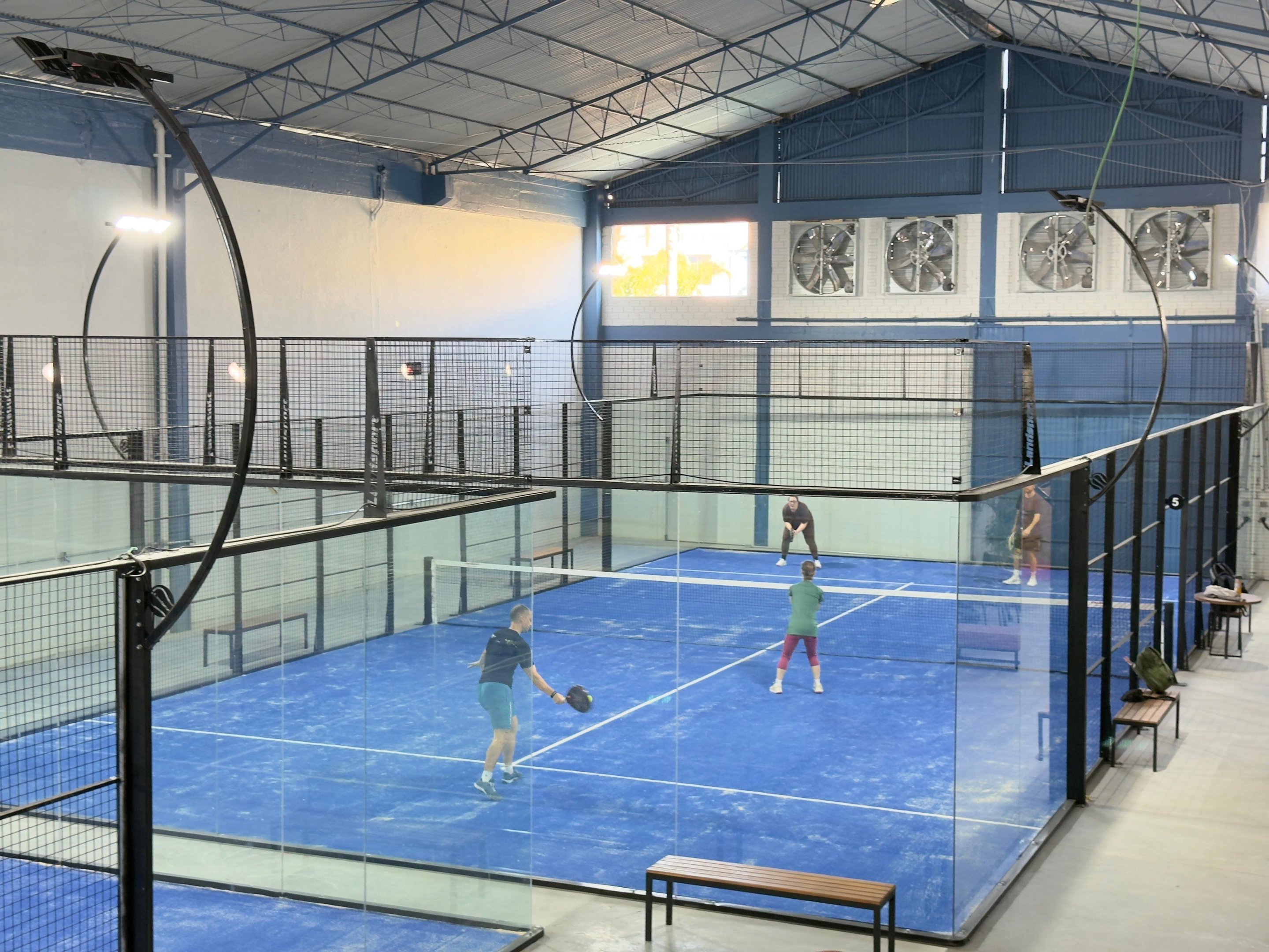 A regi&atilde;o do 4&ordm; Distrito agora tem dois espa&ccedil;os dedicados ao padel