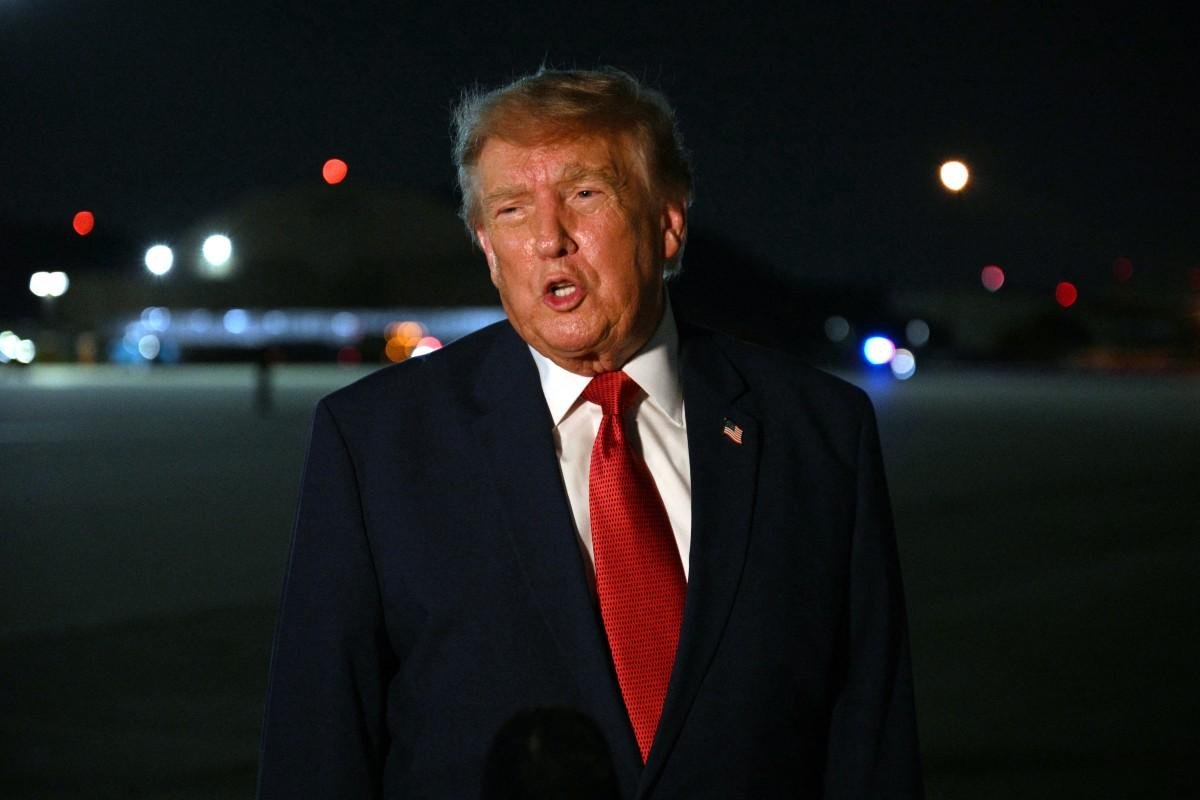 Trump falou a jornalistas na Casa Branca