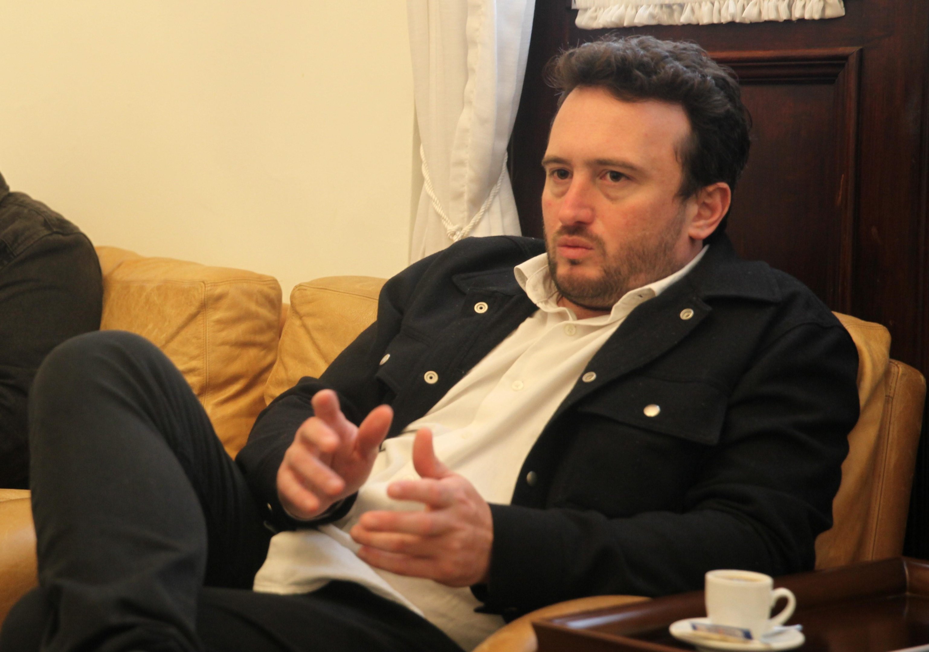 Pedro Dal Magro, s&oacute;cio-diretor da Dallasanta, em visita ao Correio do Povo