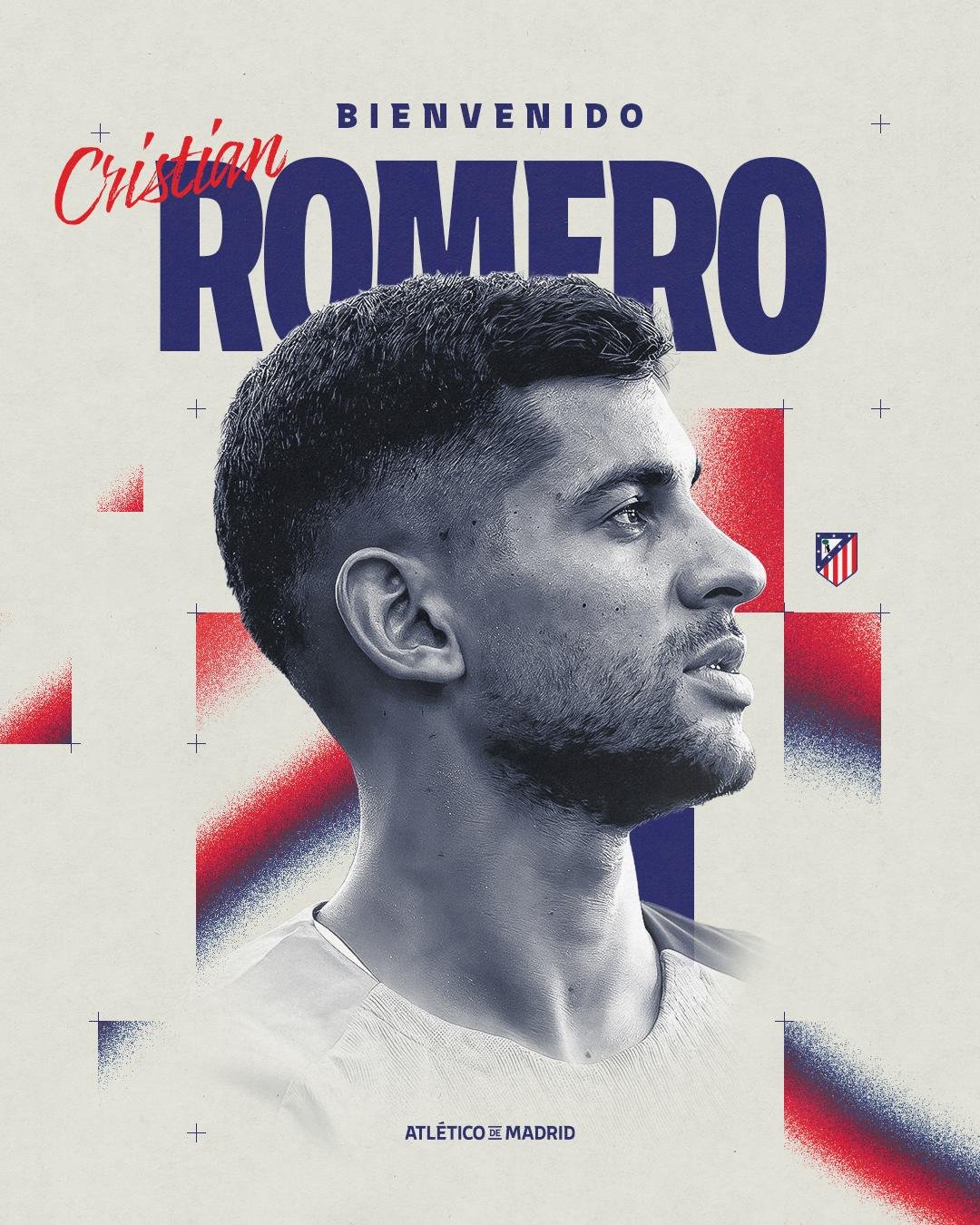 Atl&eacute;tico de Madrid anuncia zagueiro Cristian Romero