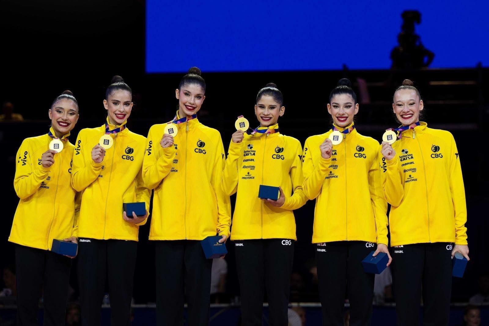 Equipe brasileira deixou para tr&aacute;s a China e a Bulg&aacute;ria para ficar com o t&iacute;tulo