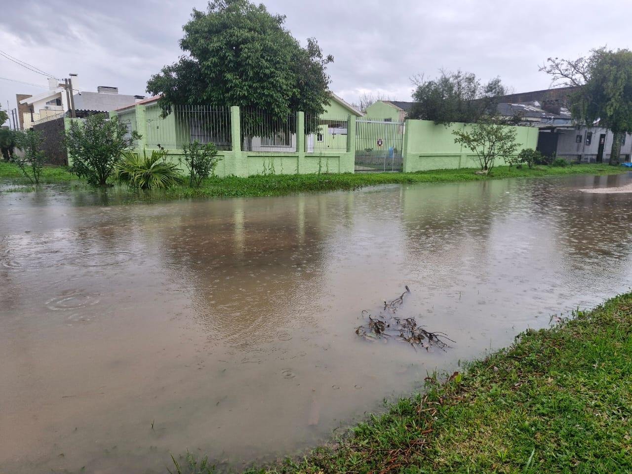 O Laranjal foi um dos pontos afetados pelo excesso de chuva