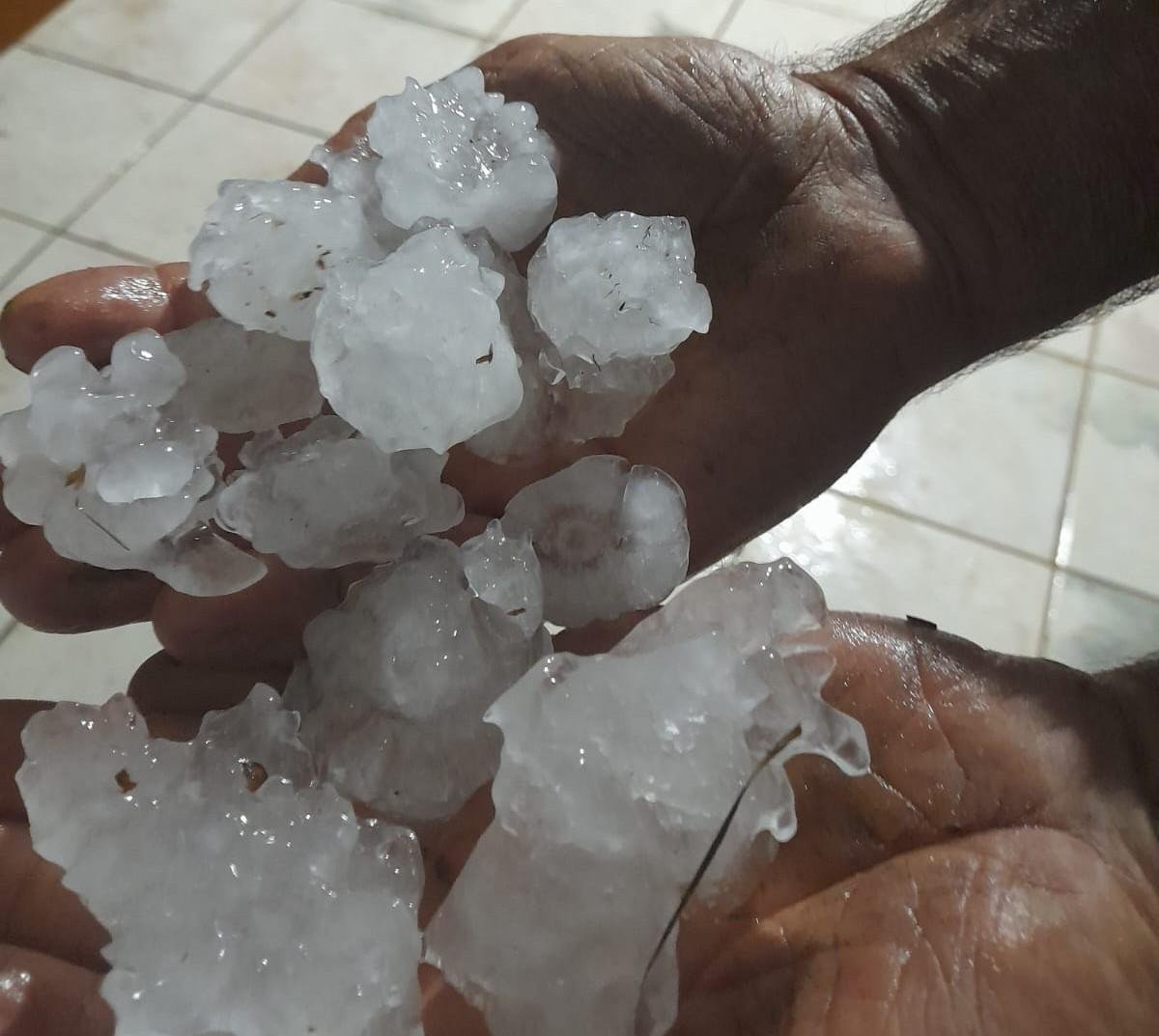 Em 20 minutos o munic&iacute;pio registrou um acumulado de 95mm de precipita&ccedil;&atilde;o