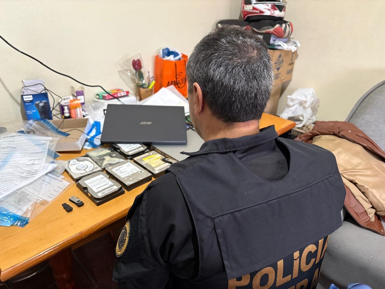 PF faz a&ccedil;&atilde;o contra armazenamento de imagens e de v&iacute;deos com cenas de abuso sexual infantojuvenil em Ca&ccedil;apava do Sul