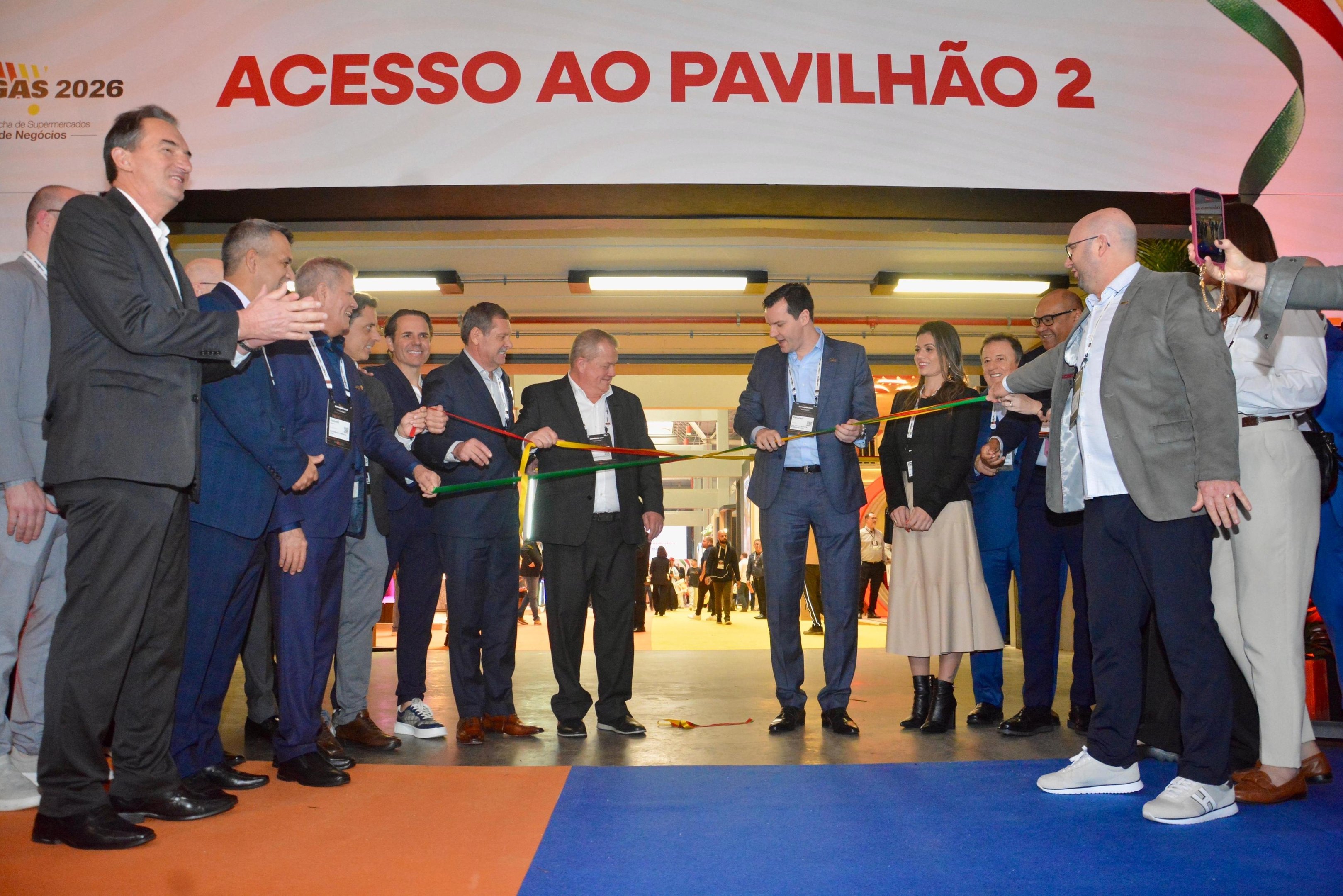 Corte de fita da 43&ordf; Expoagas, nesta ter&ccedil;a-feira, em Porto Alegre