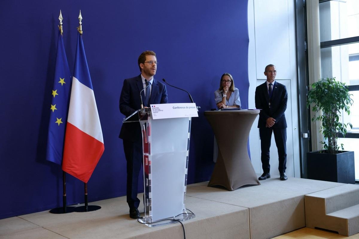 Ministro das Contas P&uacute;blicas, David Amiel participou de coletiva de imprensa