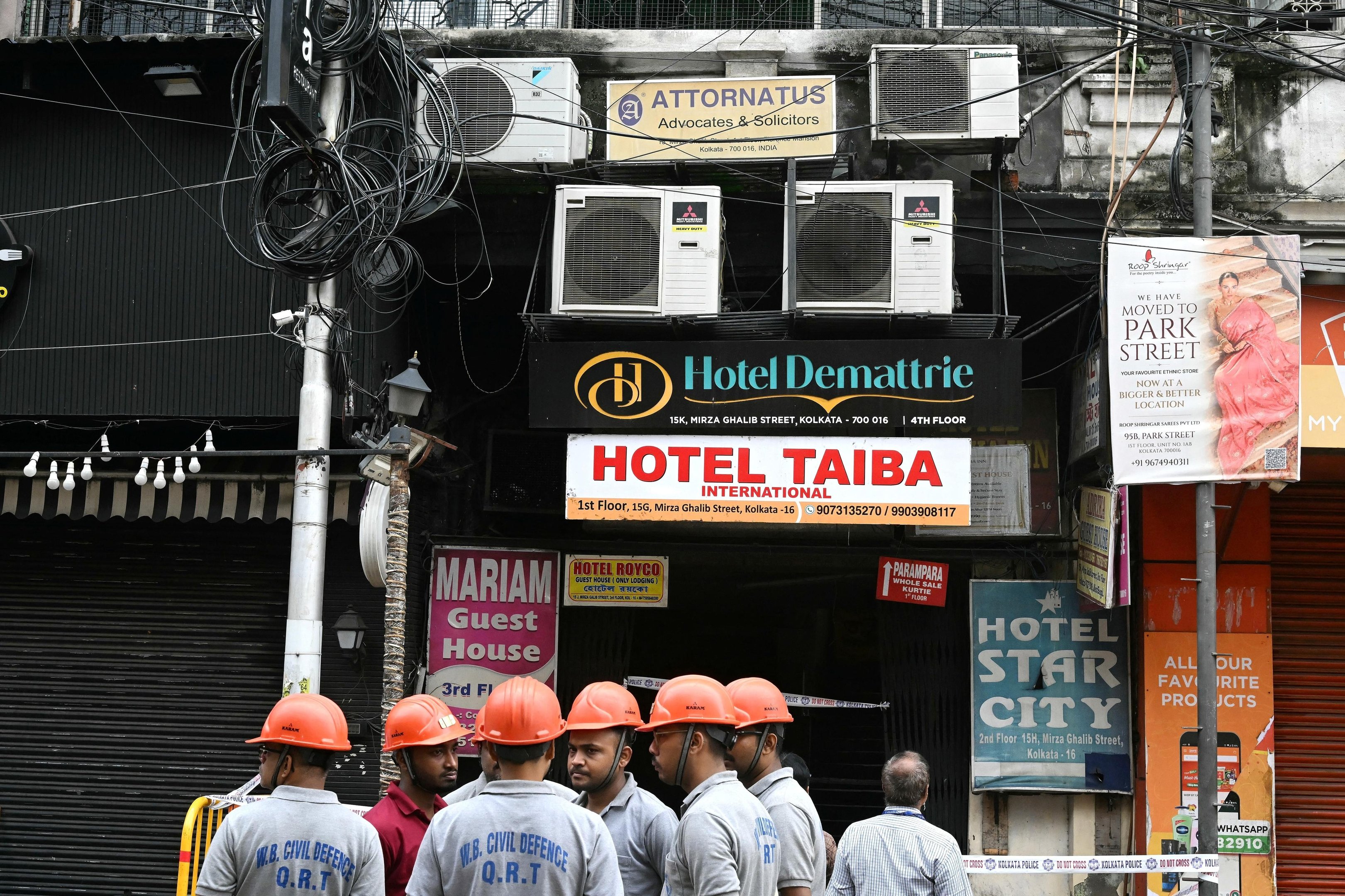 Aparelho de ar-condicionado do hotel pode ter explodido e provocado o fogo