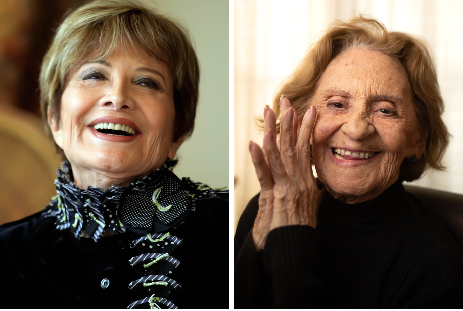Gl&oacute;ria Menezes era considerada a primeira dama da TV no pa&iacute;s; Laura atuou em novelas, s&eacute;ries, filmes e pe&ccedil;as de teatro