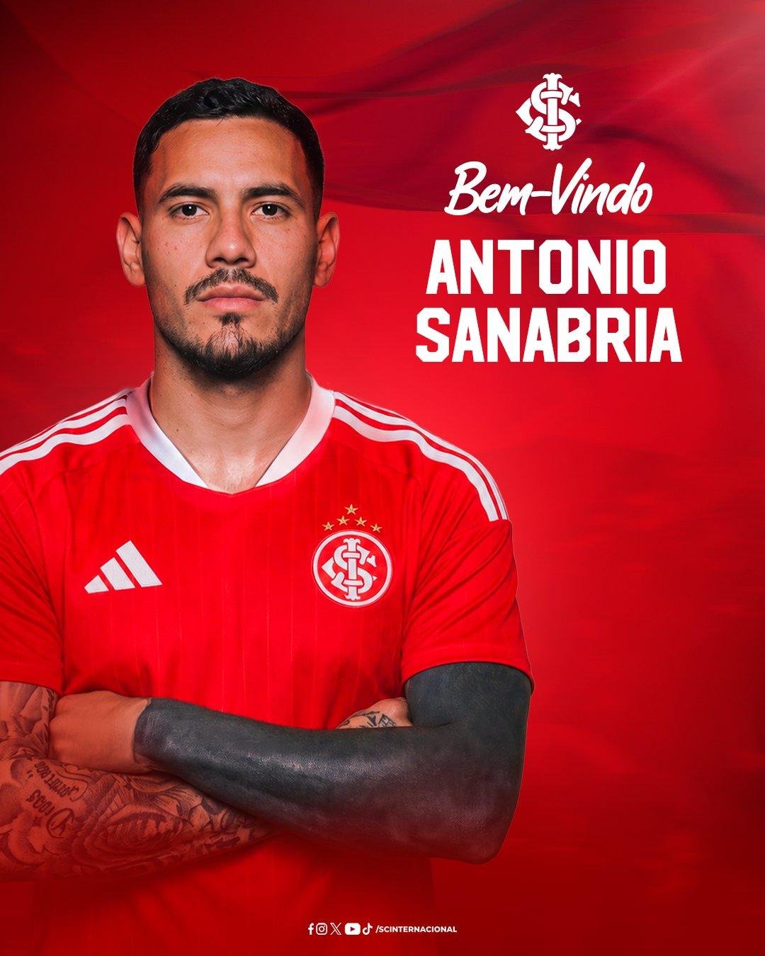 Antonio Sanabria j&aacute; tem condi&ccedil;&atilde;o legal para estrear pelo Inter