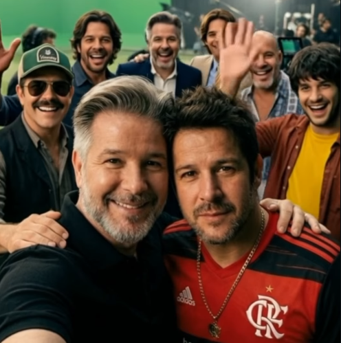 Murilo Ben&iacute;cio encontrou forma inusitada de celebrar o Dia do Ator, na quarta, 19 de agosto. Com ajuda da IA, o ator criou encontro virtual com personagens que marcaram sua trajet&oacute;ria na TV