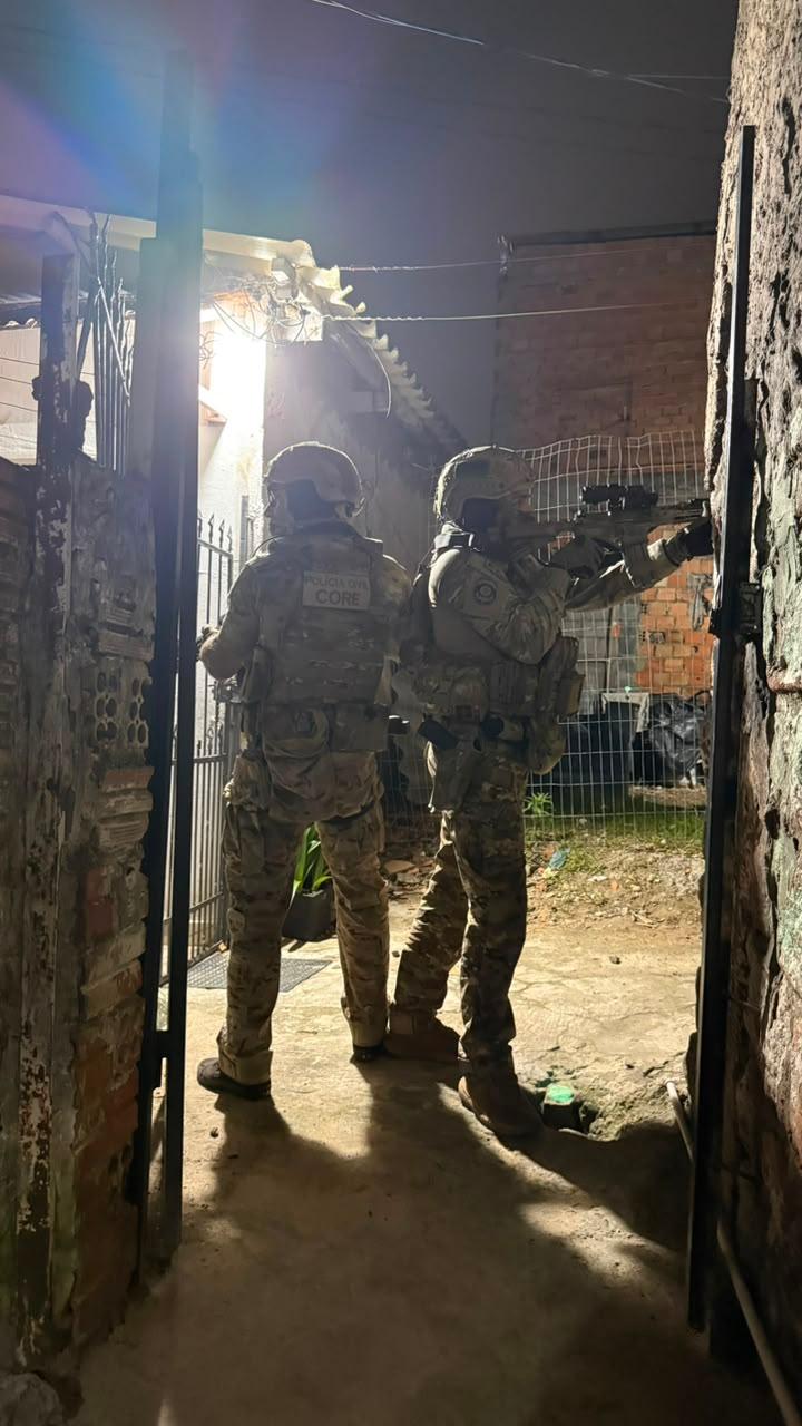 Ofensiva mobilizou 342 policiais civis e 115 viaturas