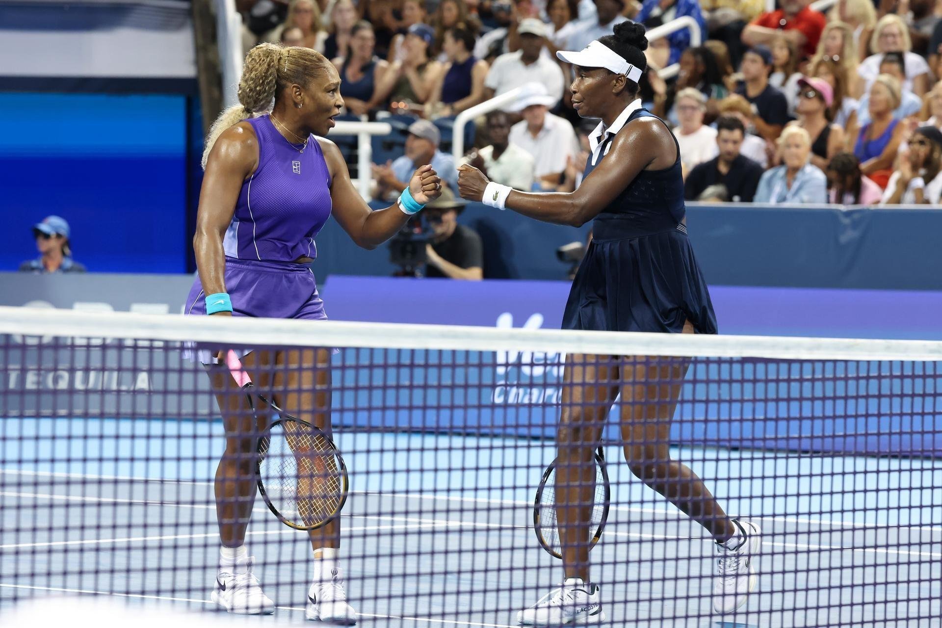 Venus e Serena retomaram parceria no Cincinnati Open