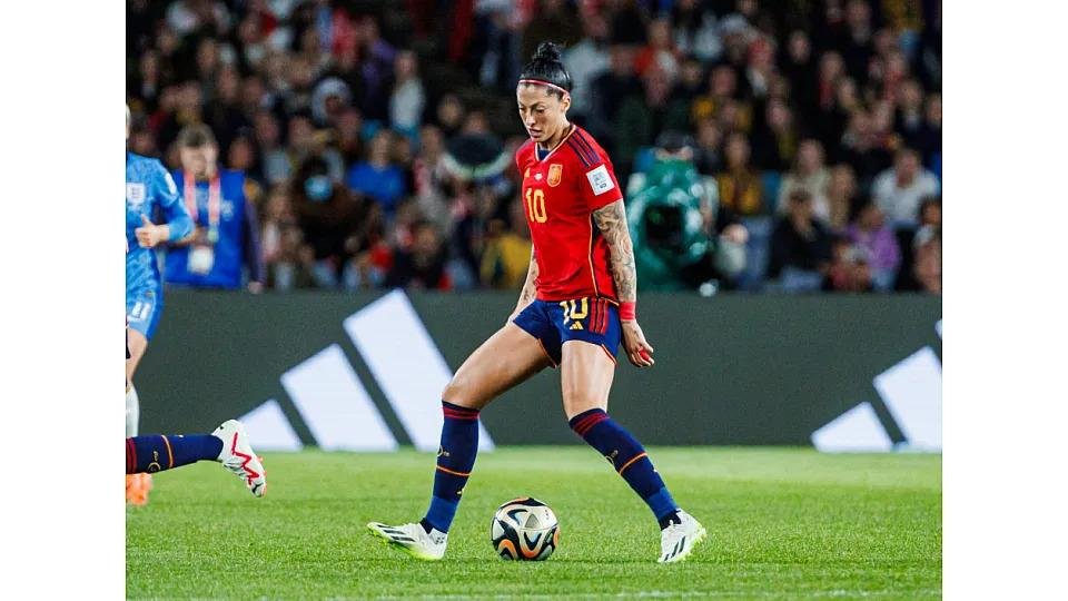 Jenni Hermoso conquistou o Mundial com a sele&ccedil;&atilde;o espanhola em 2023
