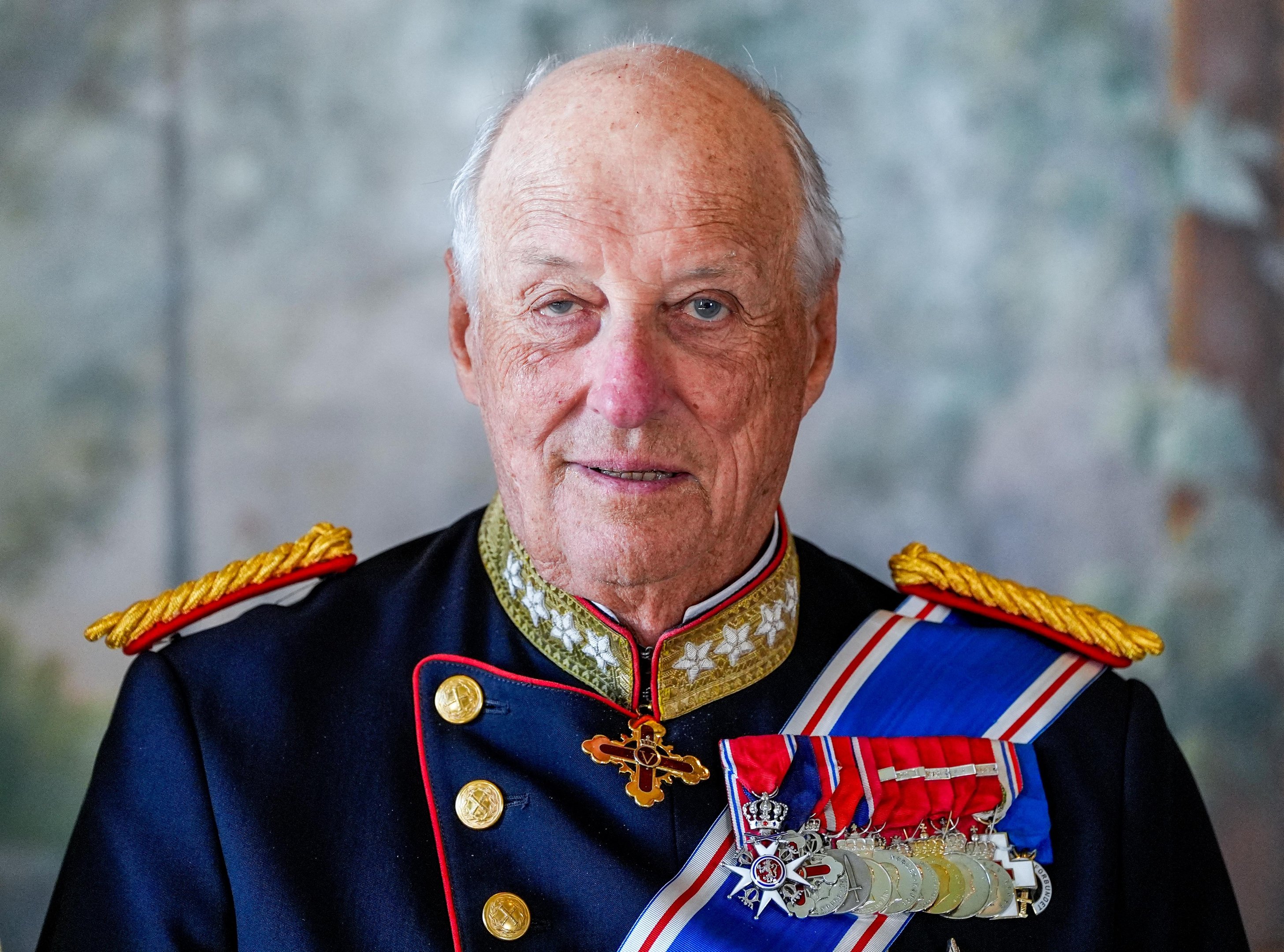 Rei Harald V da Noruega era o mais velho dos monarcas europeus