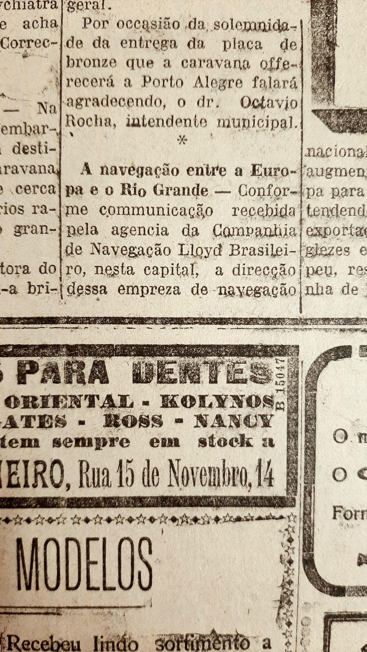 Linha mar&iacute;tima conectava o Estado &agrave; Europa, aumentando as exporta&ccedil;&otilde;es e o tr&acirc;nsito de pessoas