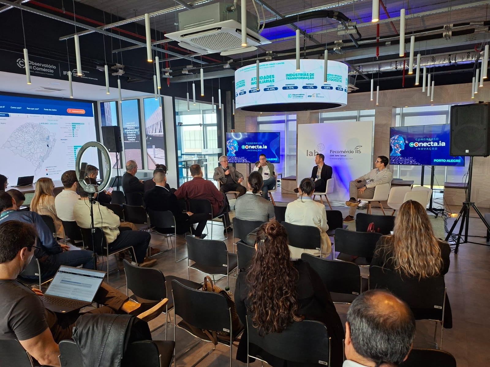 Avan&ccedil;o da intelig&ecirc;ncia artificial e a transforma&ccedil;&atilde;o digital no agroneg&oacute;cio foram&nbsp;temas debatidos&nbsp;no Lab Fecom&eacute;rcio
