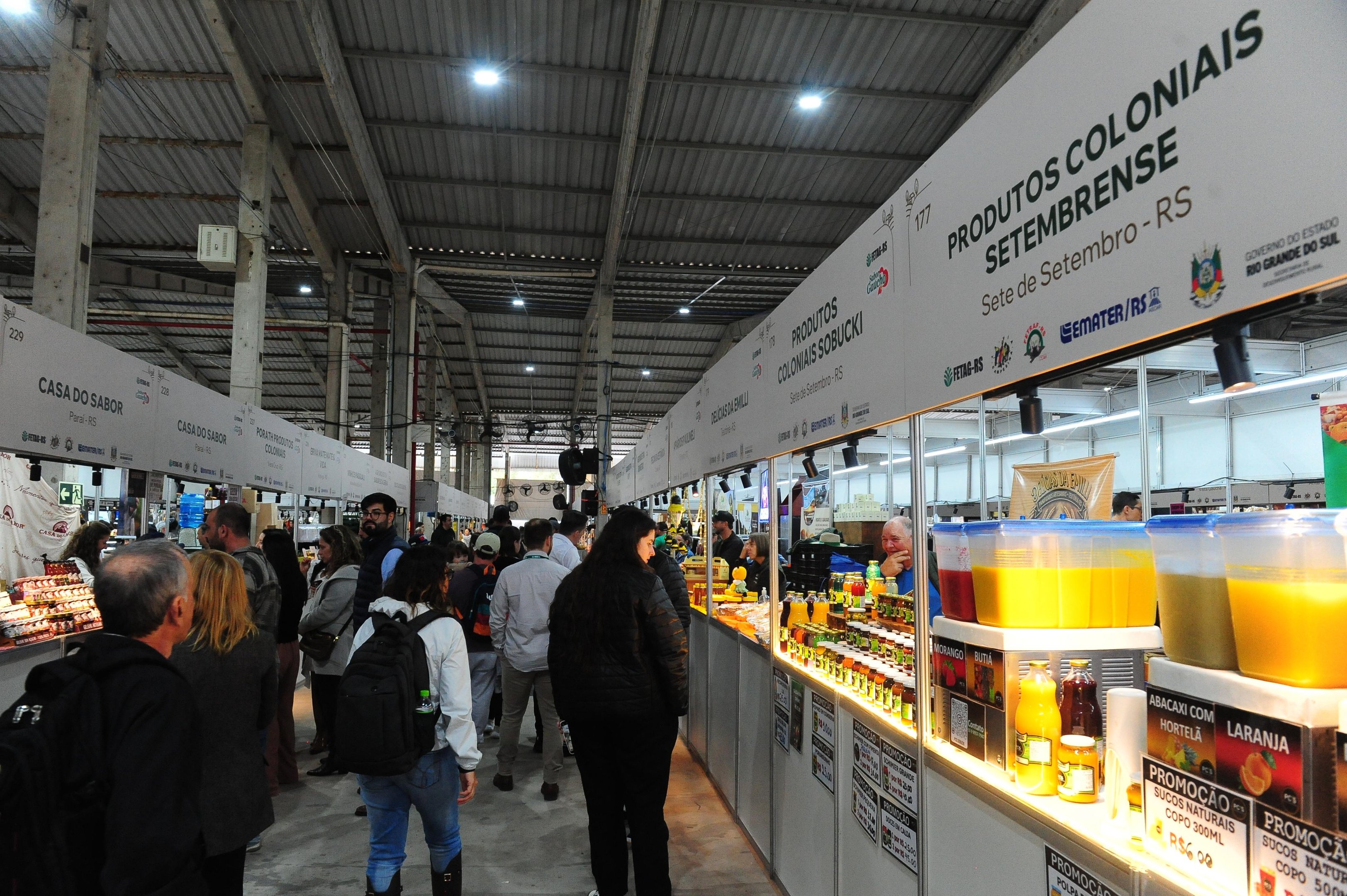 Os n&uacute;meros incluem vendas das agroind&uacute;strias, do artesanato, de flores e plantas e das cozinhas