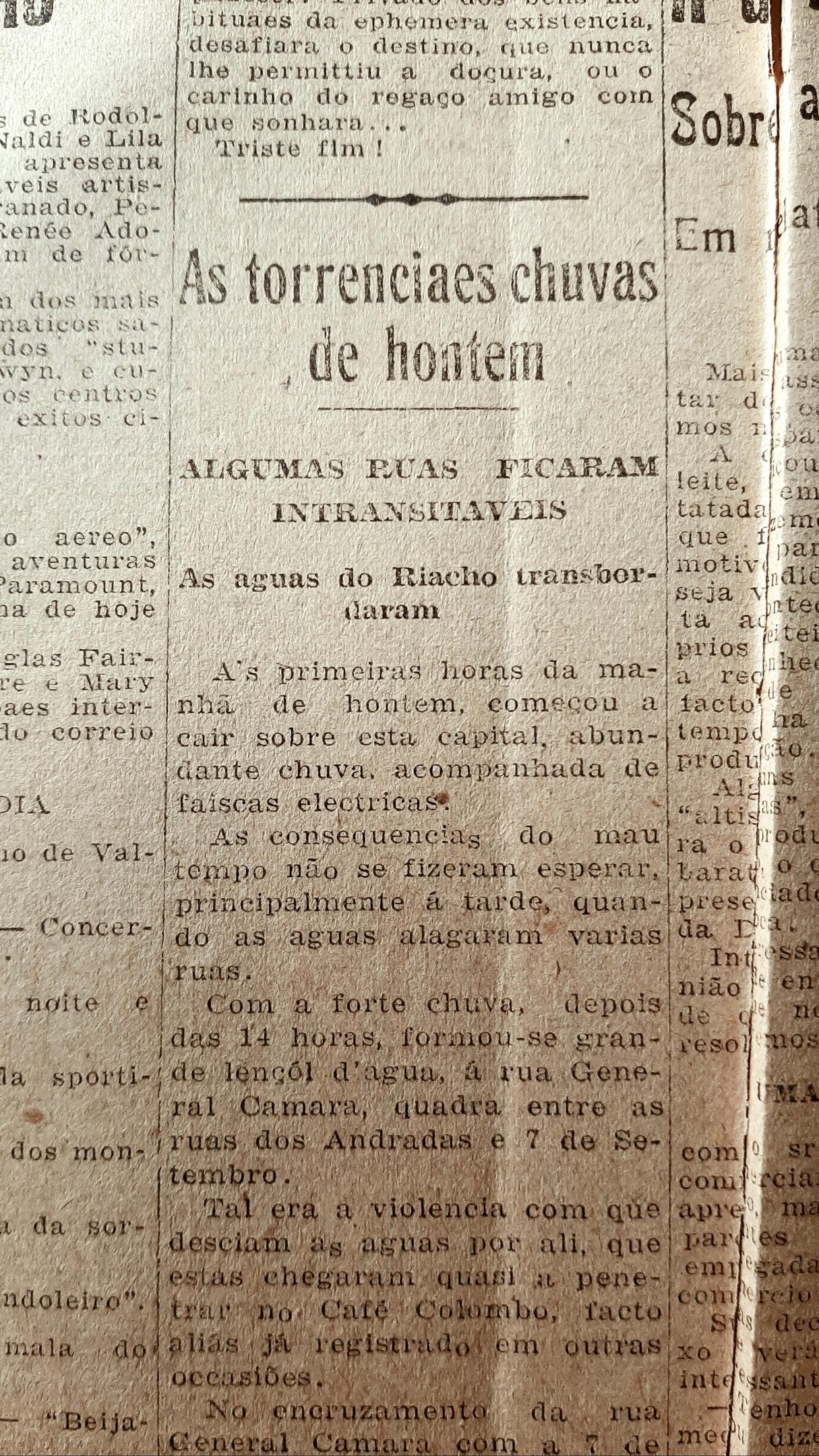 Novas chuvas fizeram as &aacute;guas subirem em diversos pontos da Capital