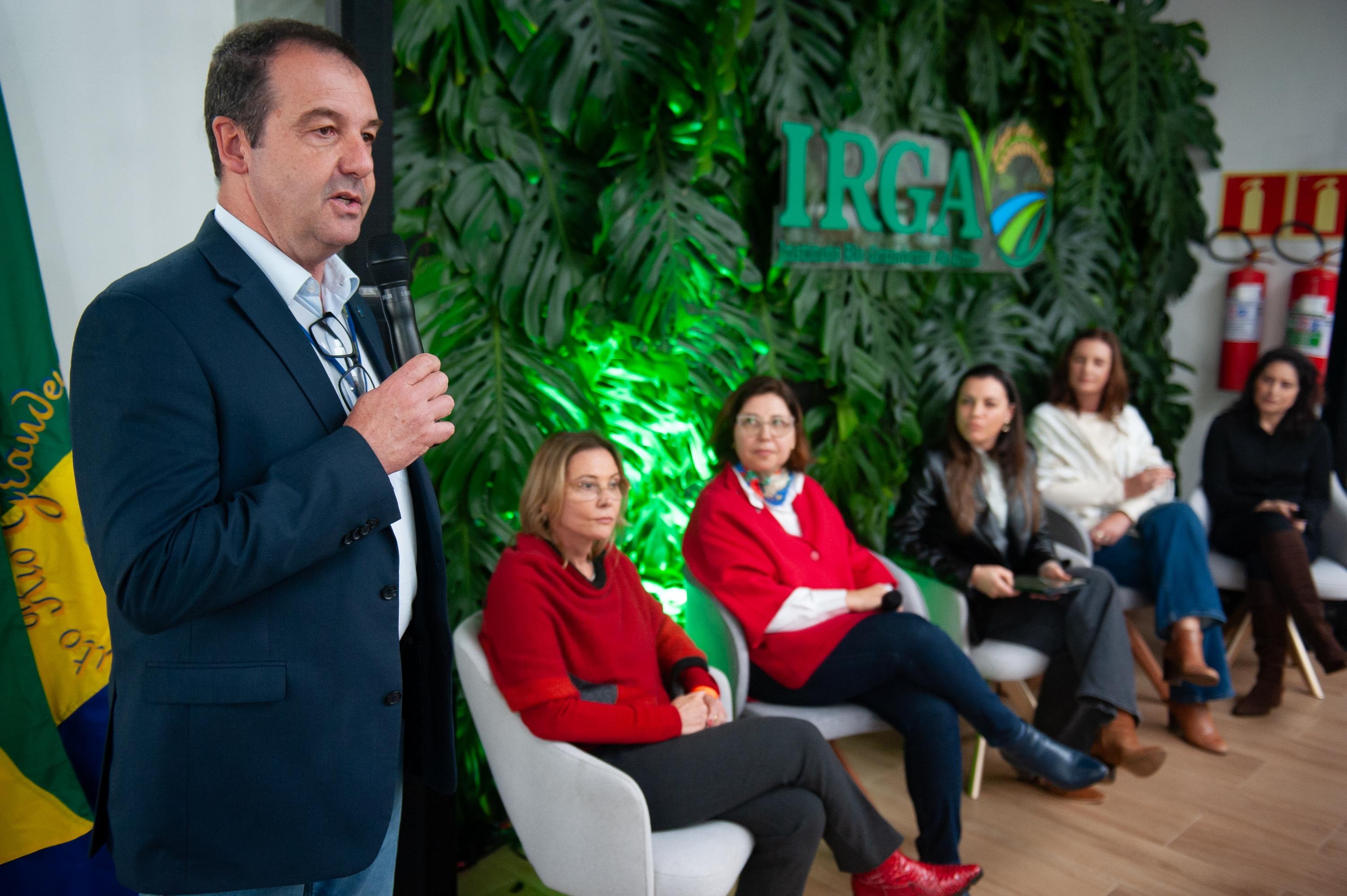 Presidente do Irga,&nbsp;Alexandre Azevedo Velho, destacou o papel das mulheres produtoras