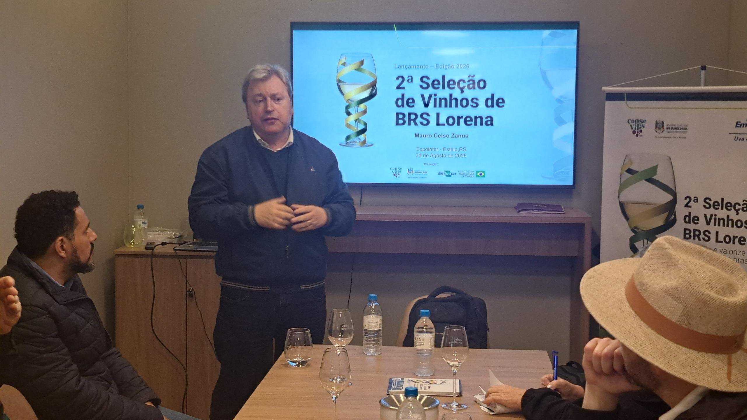 Pesquisador Mauro Celso Zanus apresentou as regras da&nbsp;2&ordf; Sele&ccedil;&atilde;o de Vinhos de BRS Lorena