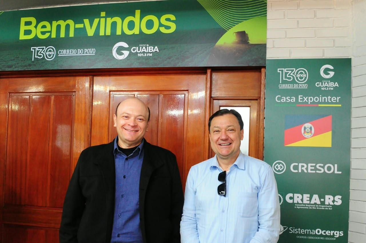 O diretor-presidente do Correio do Povo, Marcelo Dantas, recebeu o secret&aacute;rio-executivo do Sindicato da Ind&uacute;stria de Latic&iacute;nios e Produtos Derivados do Rio Grande do Sul (Sindilat), Darlan Palharini