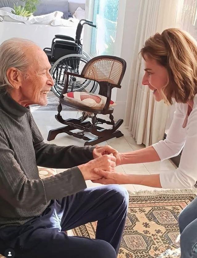 Gracindo Jr. recebeu visita de Mait&ecirc; Proen&ccedil;a no ano passado