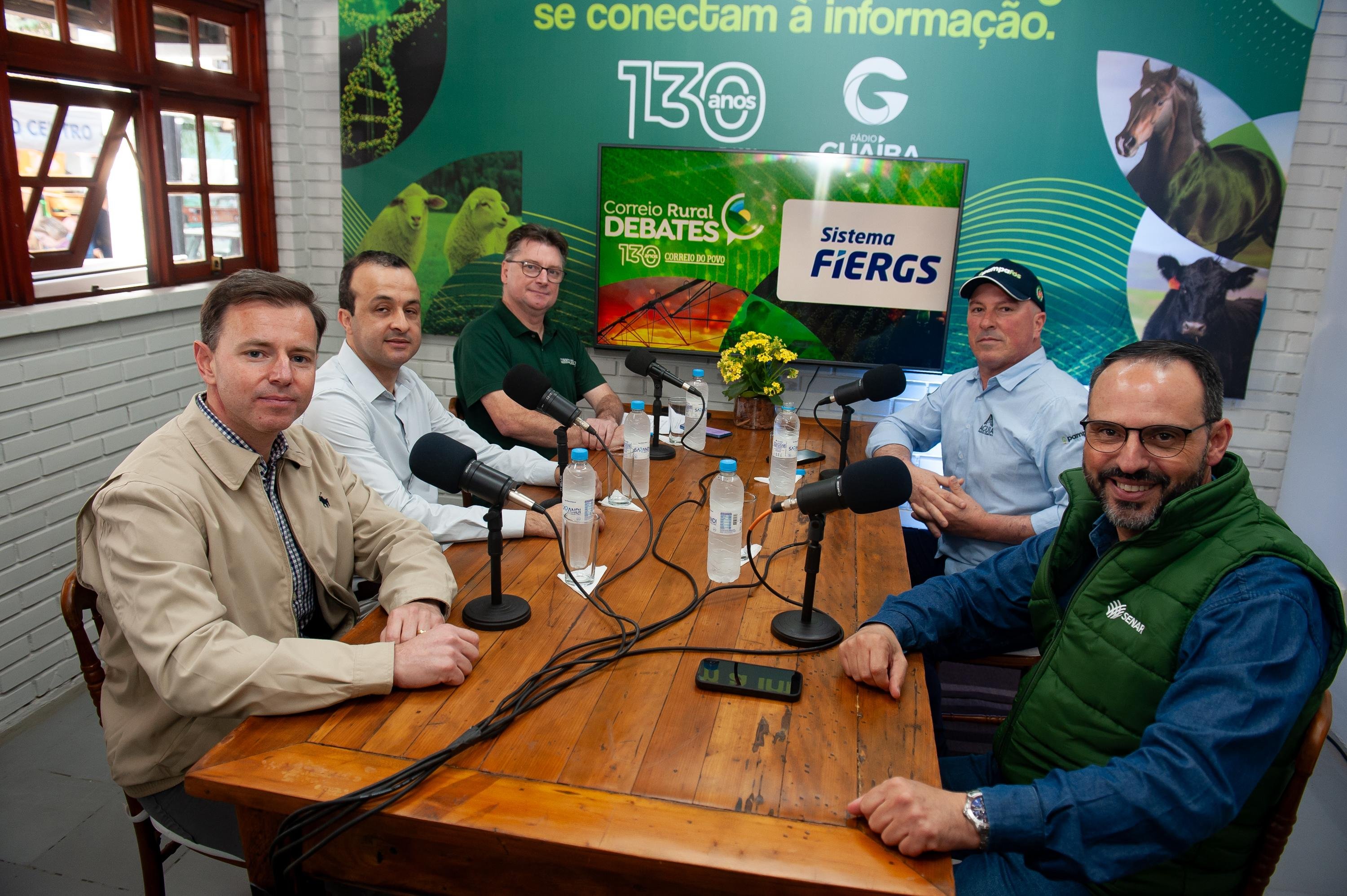 Tiago H&ouml;rbe (E), Jackson Brilhante, Leandro Mittmann, Mu&ccedil;a El Hatal e Eduardo Condorelli