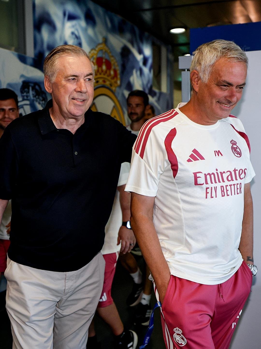 Ancelotti visitou o Real Madrid e acompanhou evolu&ccedil;&atilde;o de tr&ecirc;s jogadores brasileiros