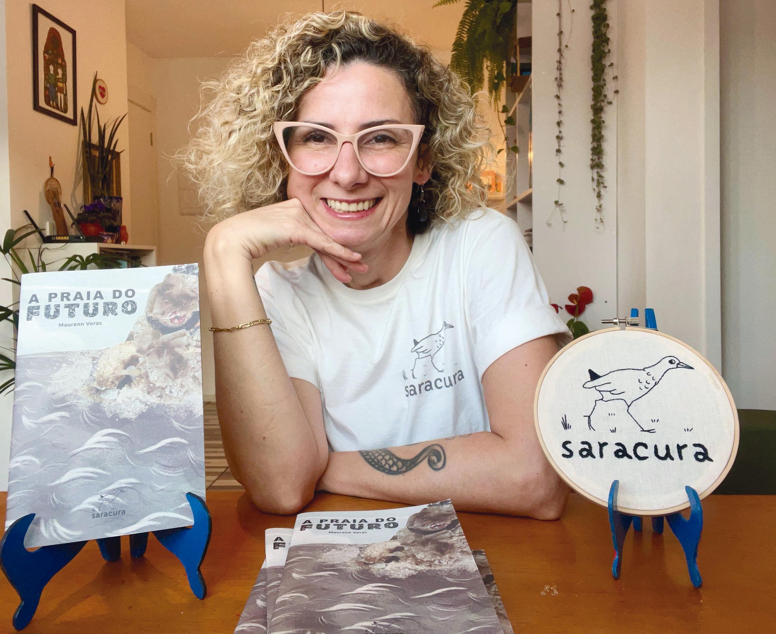 Maurenn Veras est&aacute; &agrave; frente da nova editora do RS, a Saracura Livros